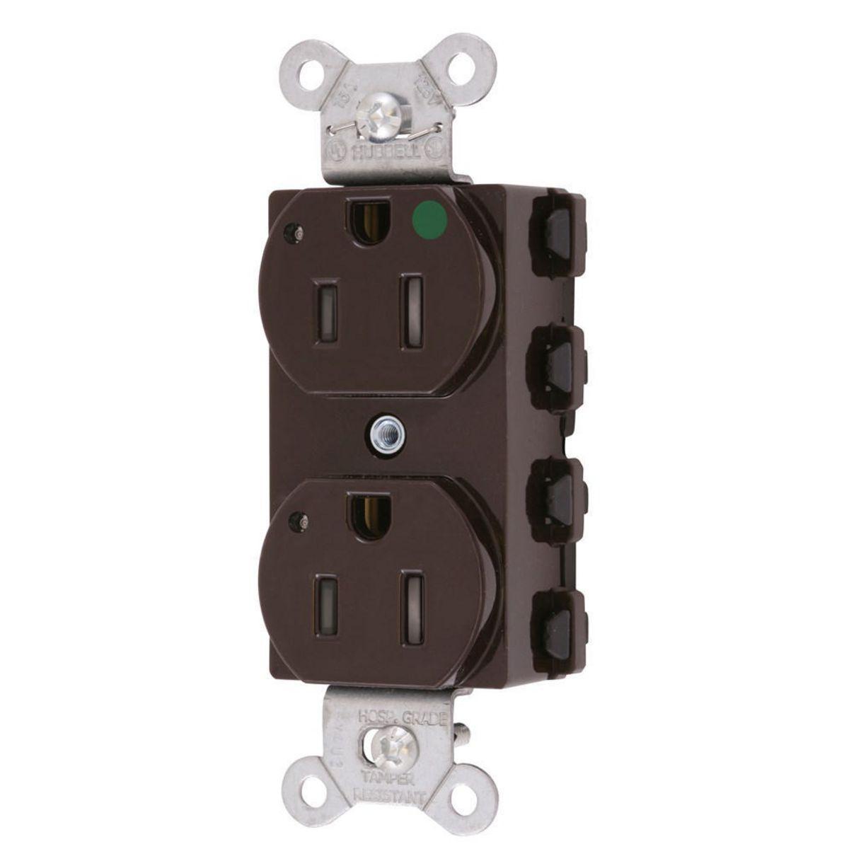 Hubbell Wiring Device-Kellems SNAP8200LTR Straight Blade Receptacles
