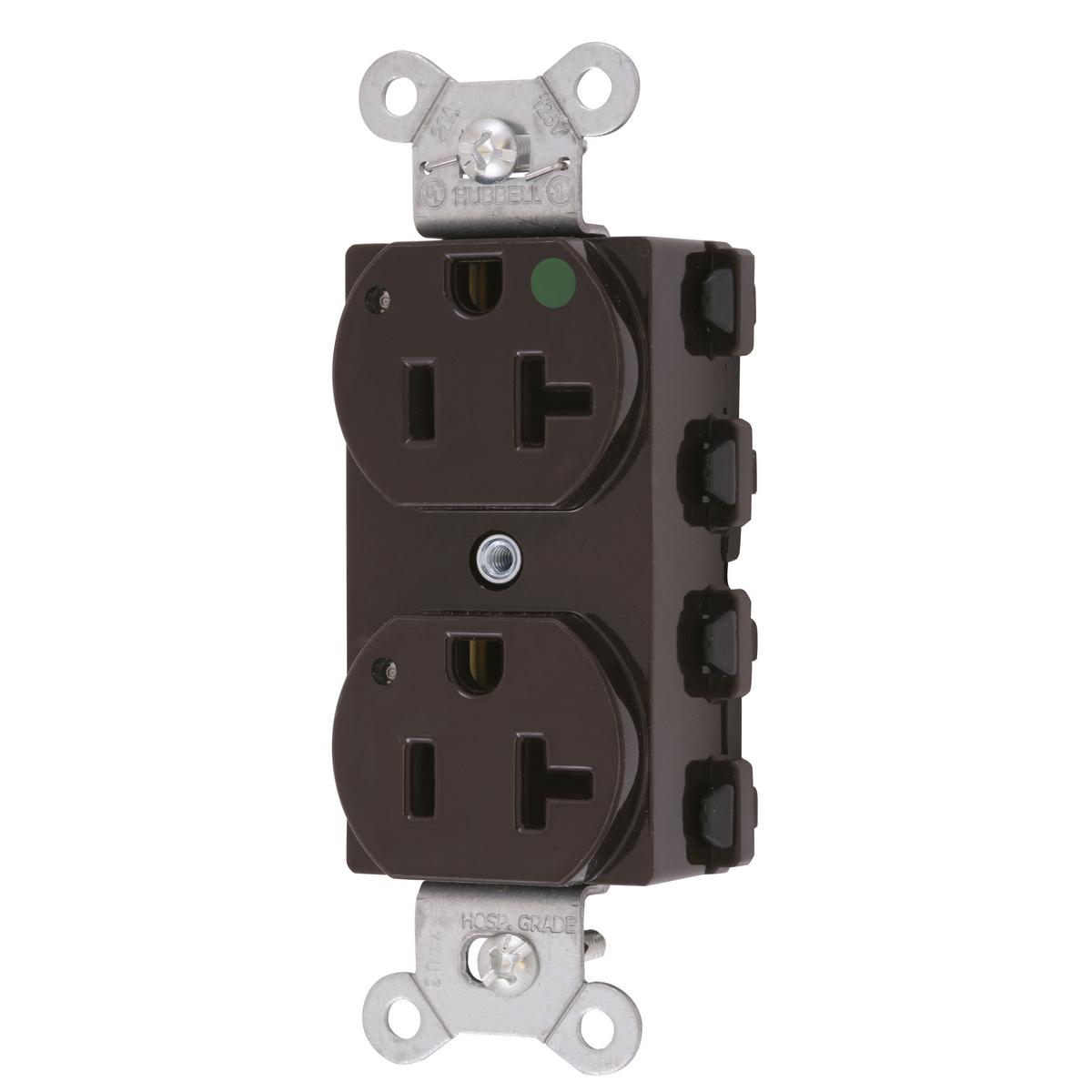 Hubbell Wiring Device-Kellems SNAP8300L Straight Blade Receptacles