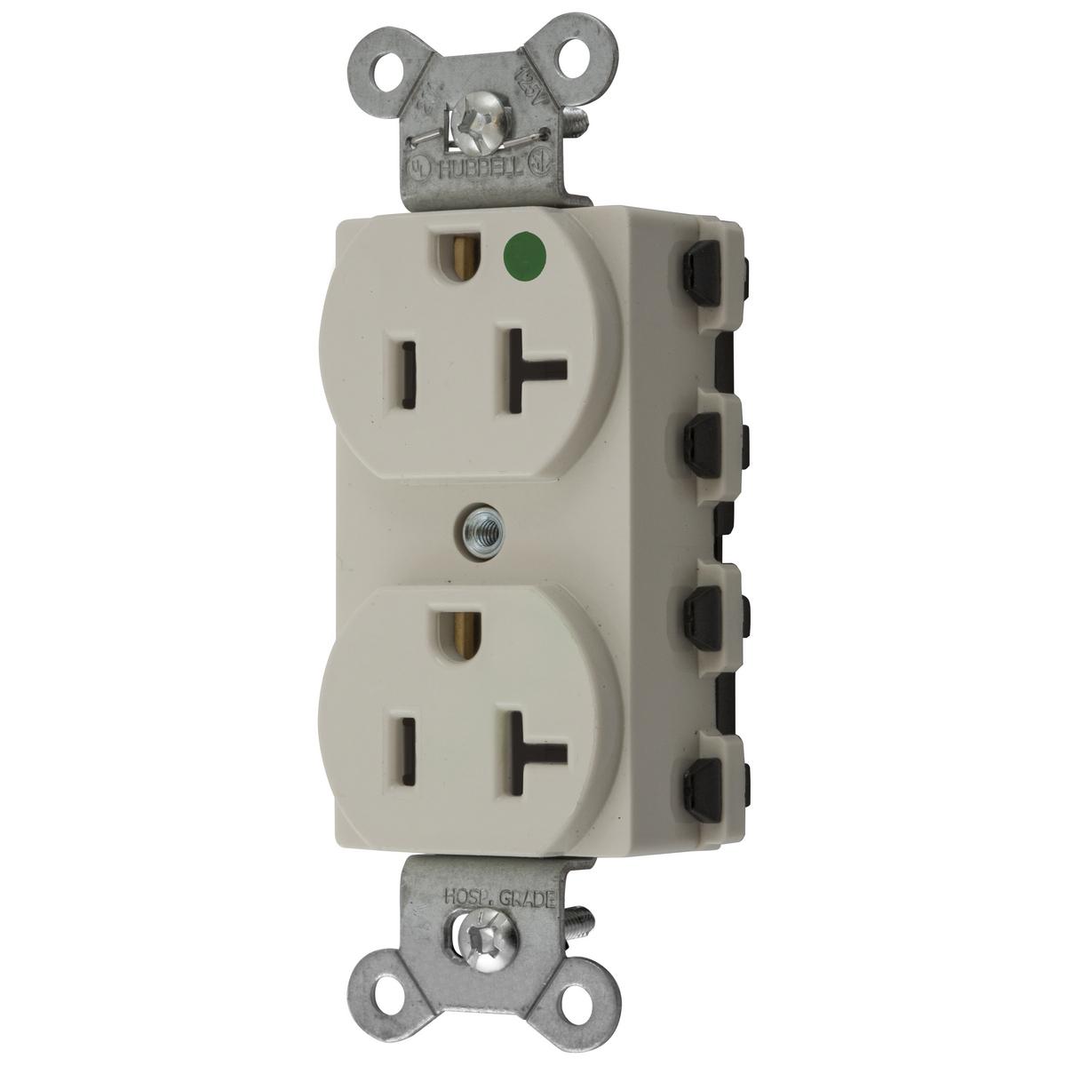 Hubbell Wiring Device-Kellems SNAP8300LANA Straight Blade Receptacles