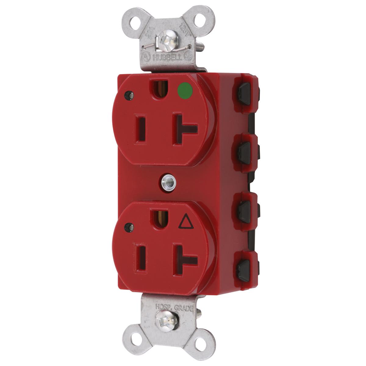 Hubbell Wiring Device-Kellems SNAP8300RIGL Straight Blade Receptacles