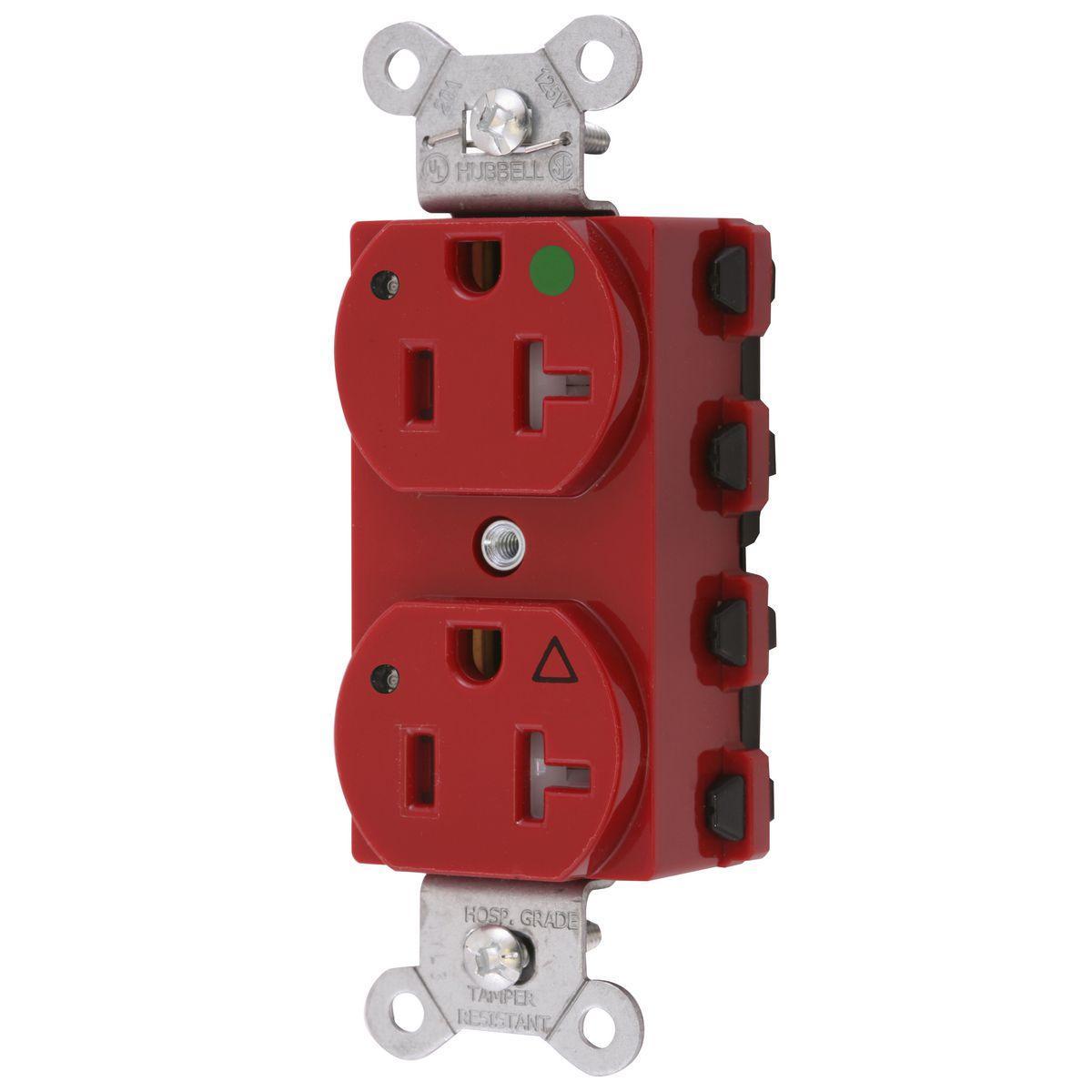 Hubbell Wiring Device-Kellems SNAP8300RIGLTRA Straight Blade Receptacles