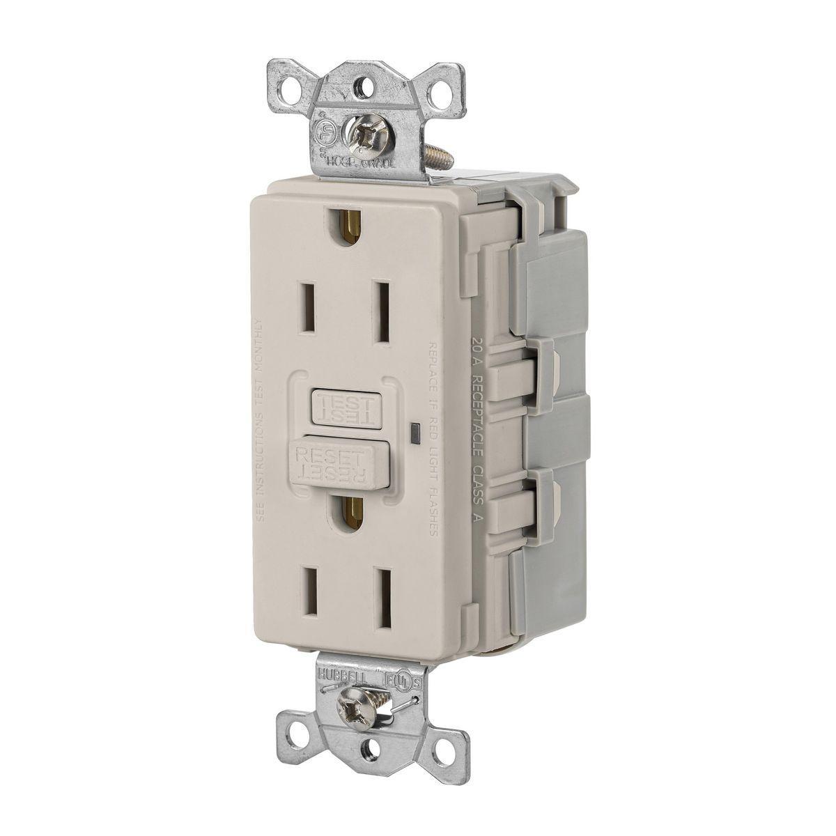 Hubbell Wiring Device-Kellems SNAPGF15LA GFCI Receptacles