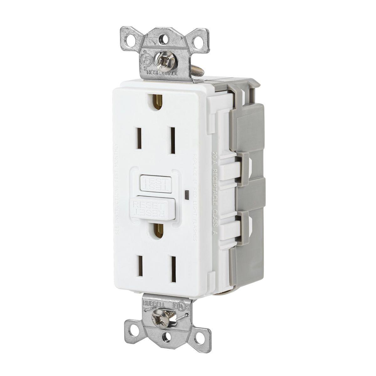Hubbell Wiring Device-Kellems SNAPGF15W GFCI Receptacles