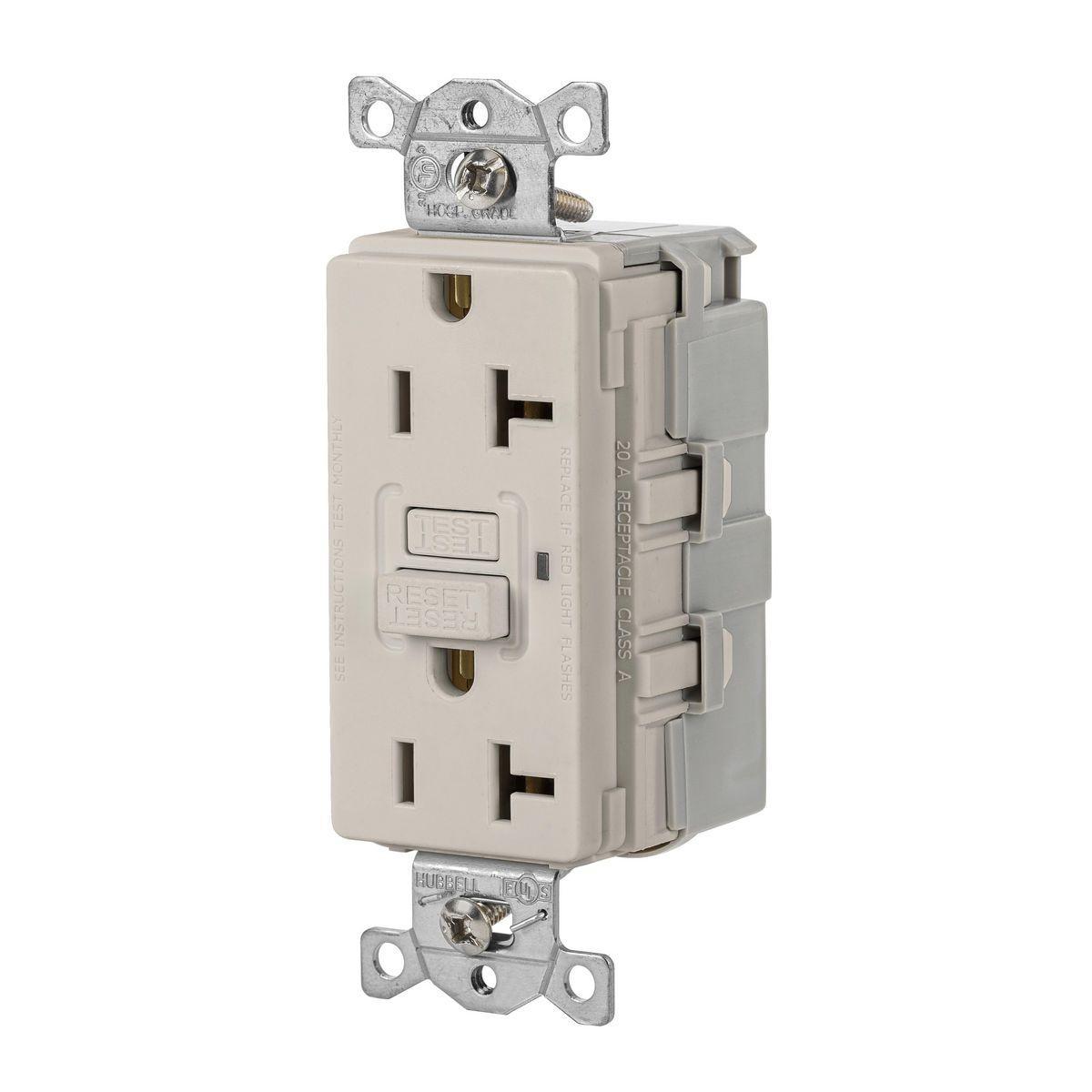 Hubbell Wiring Device-Kellems SNAPGF20LA GFCI Receptacles