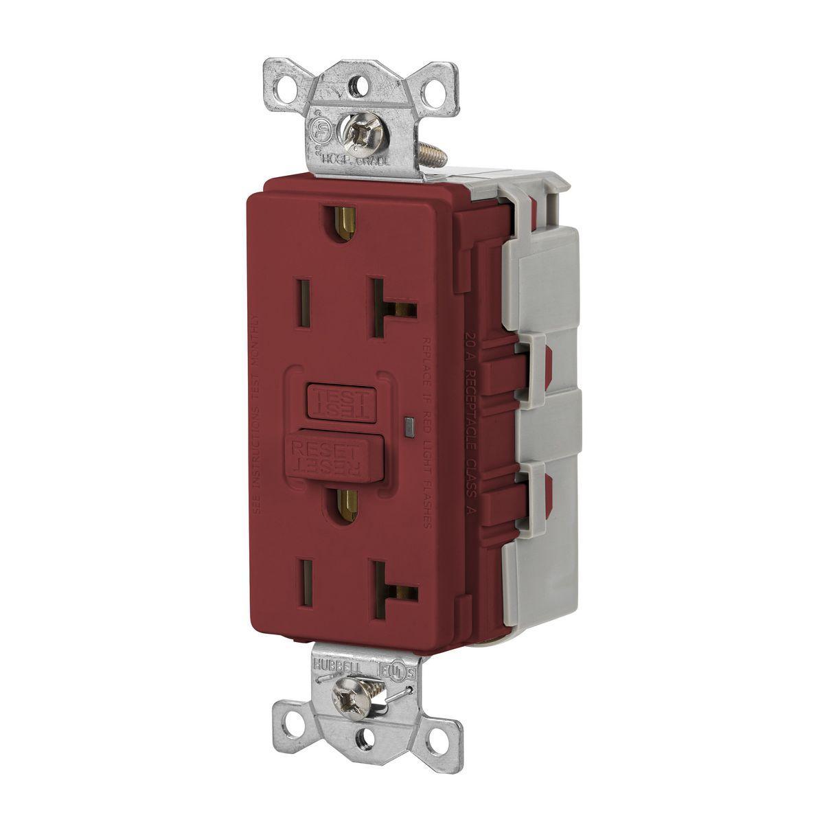 Hubbell Wiring Device-Kellems SNAPGF20R GFCI Receptacles