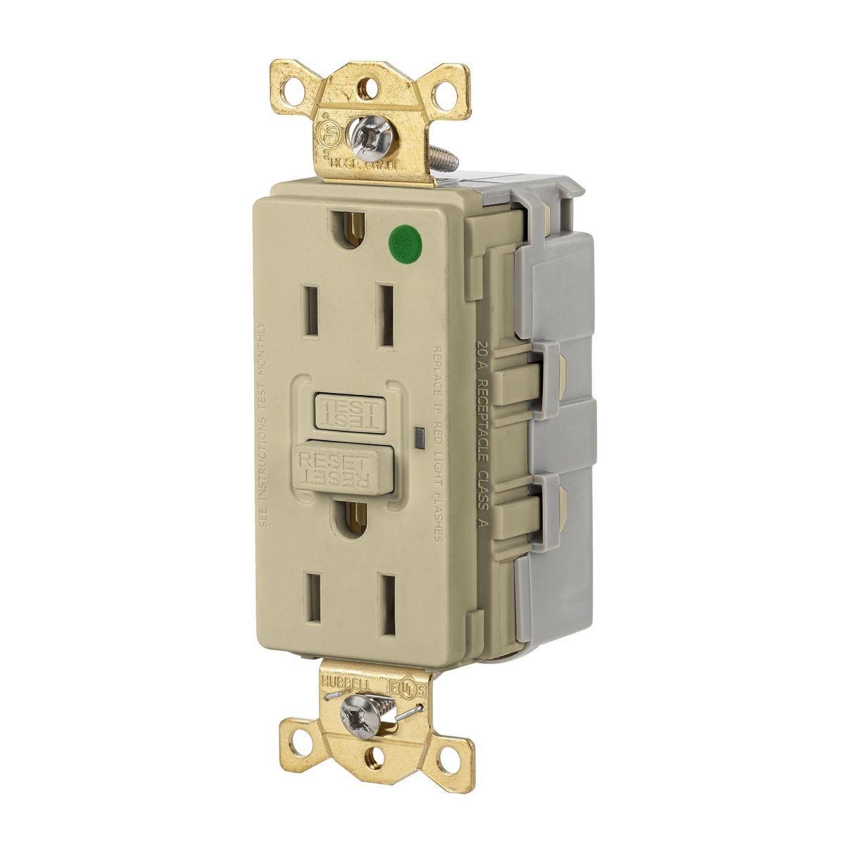 Hubbell Wiring Device-Kellems SNAPGF82I GFCI Receptacles