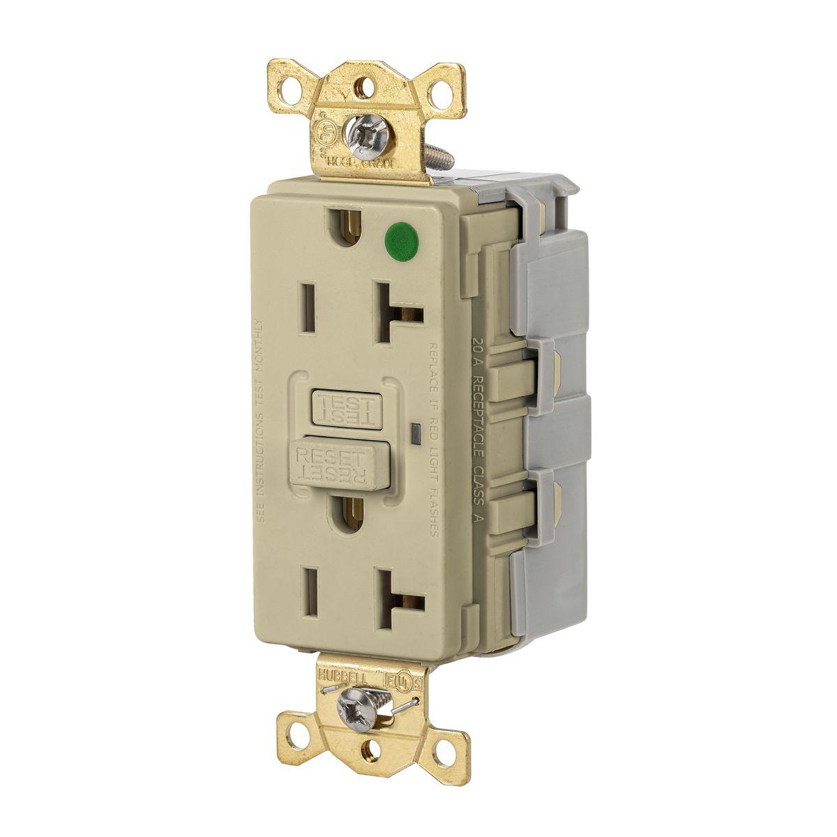 Hubbell Wiring Device-Kellems SNAPGF83I GFCI Receptacles