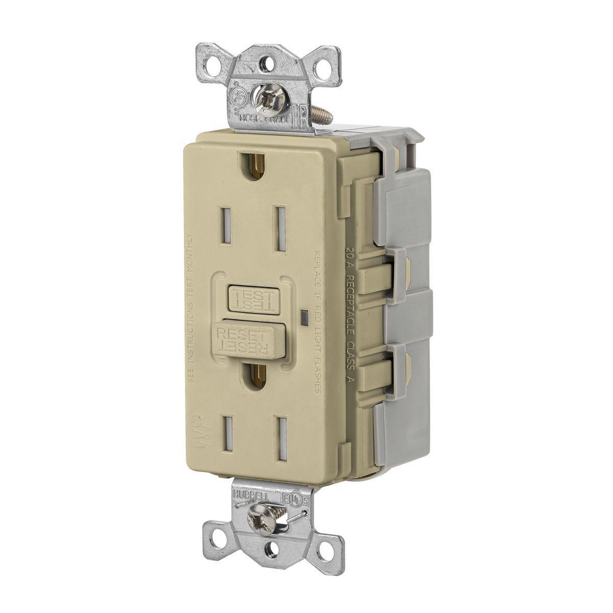 Hubbell Wiring Device-Kellems SNAPGFTW15I GFCI Receptacles