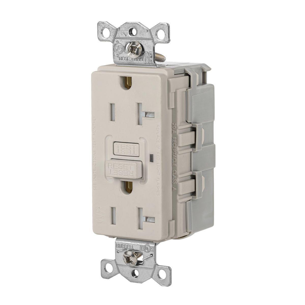 Hubbell Wiring Device-Kellems SNAPGFTW20LA GFCI Receptacles