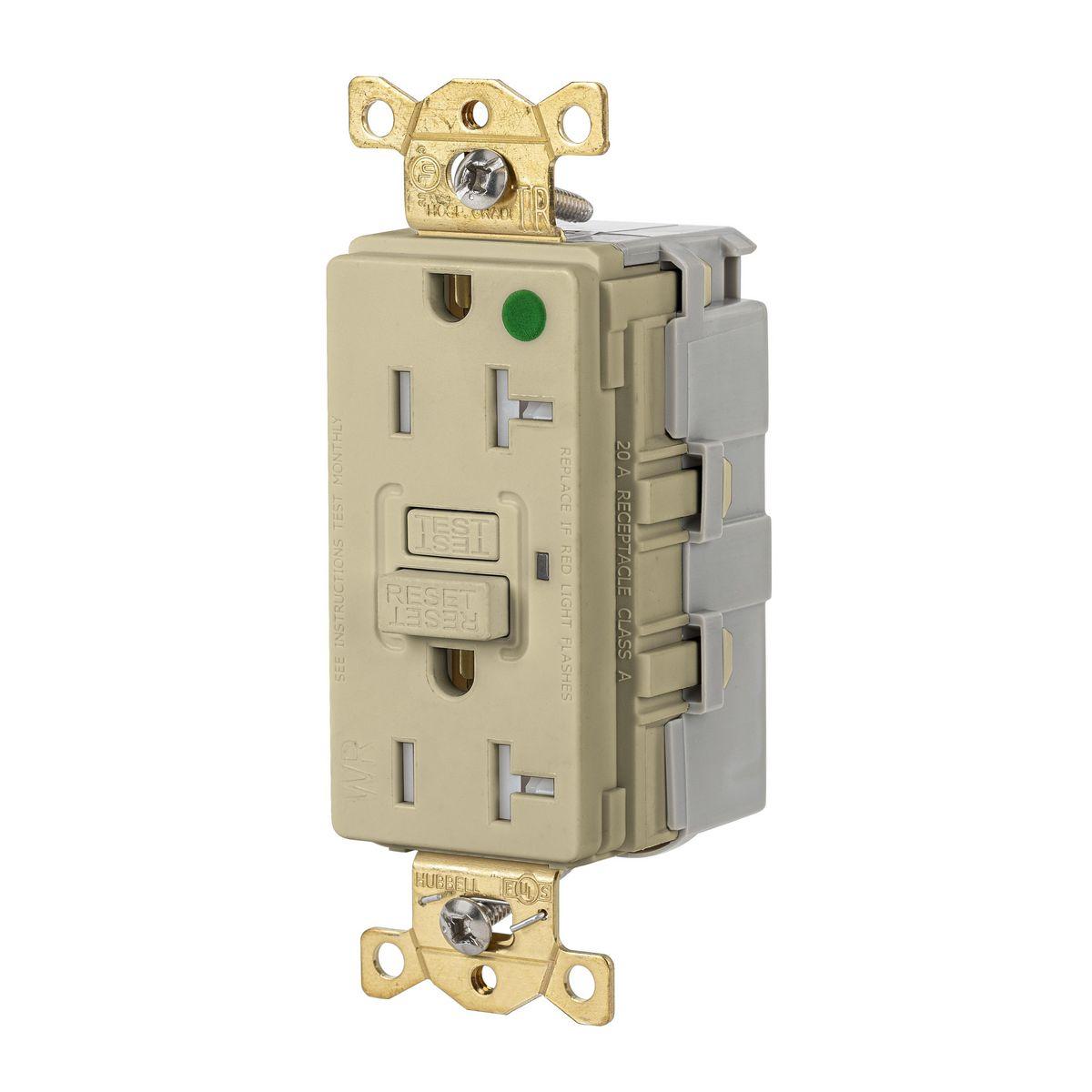 Hubbell Wiring Device-Kellems SNAPGFTW83I GFCI Receptacles