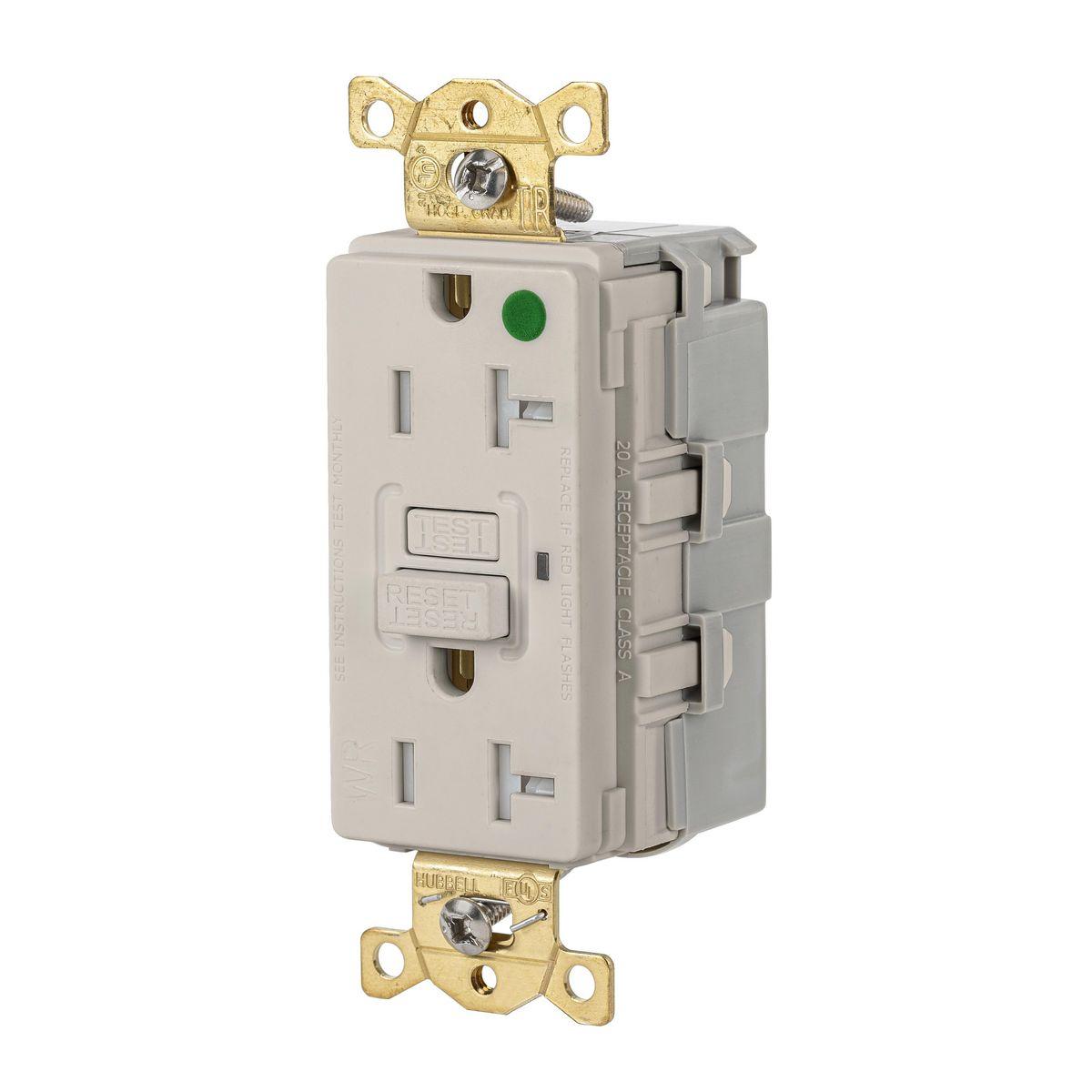 Hubbell Wiring Device-Kellems SNAPGFTW83LA GFCI Receptacles