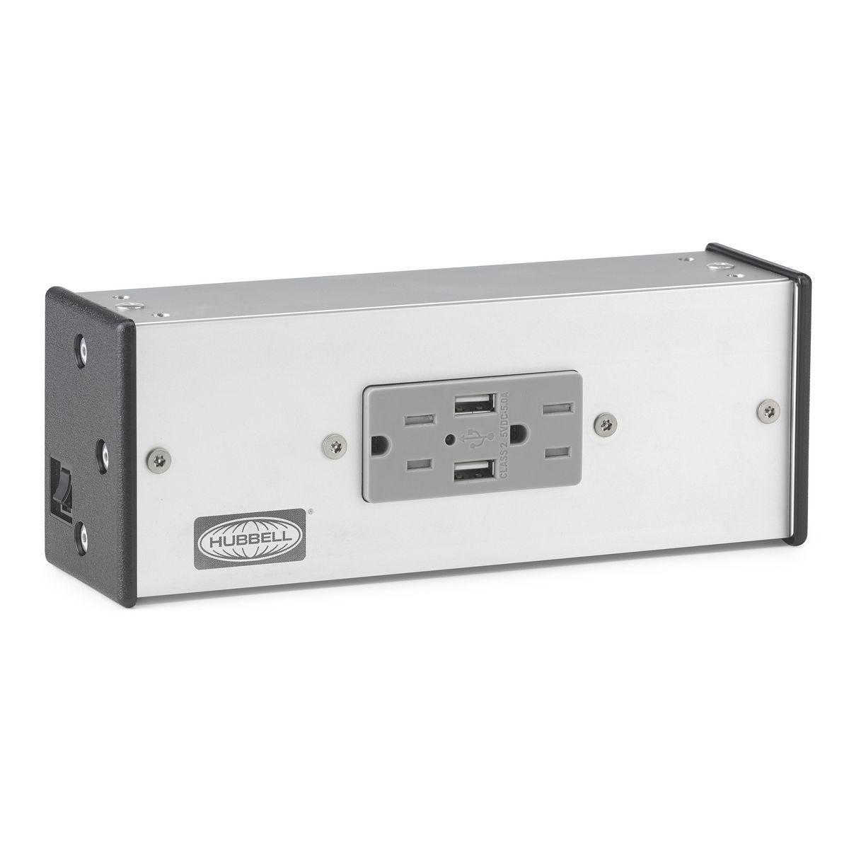 Hubbell Wiring Device-Kellems SP15USB3B Power Outlet Boxes
