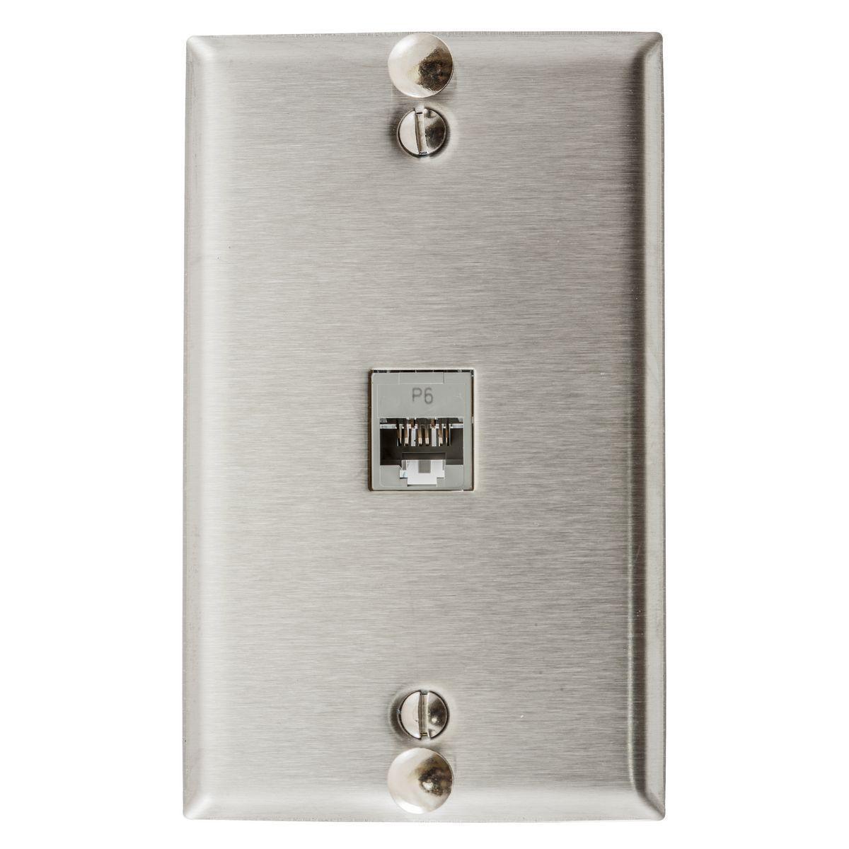 PREMISE WIRING SP6F Phone Wallplates