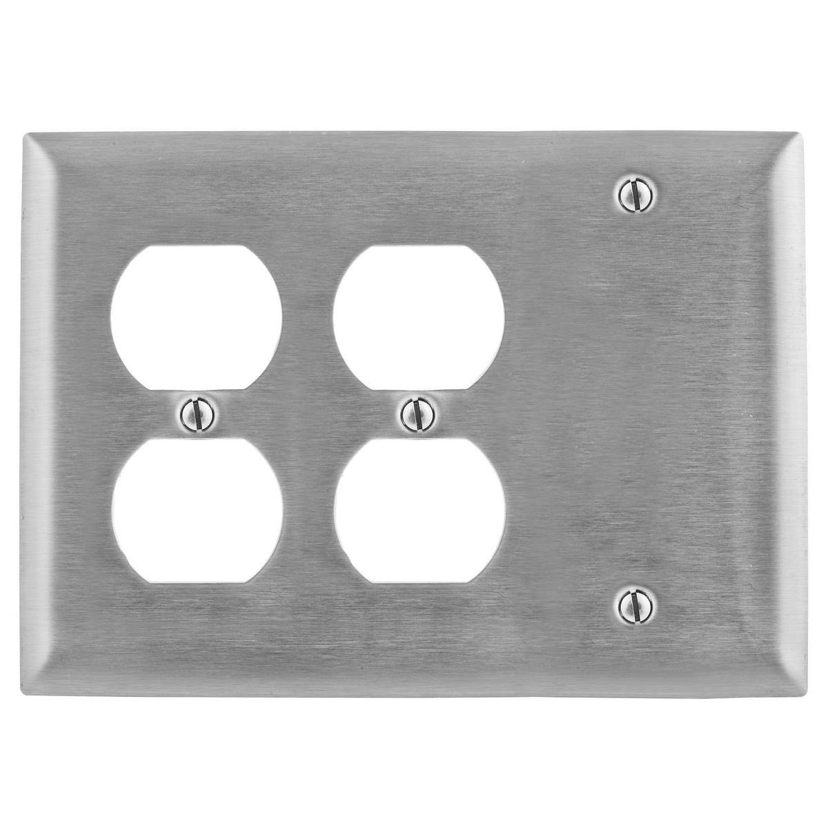 Hubbell Wiring Device-Kellems SS211 Combination Wallplates