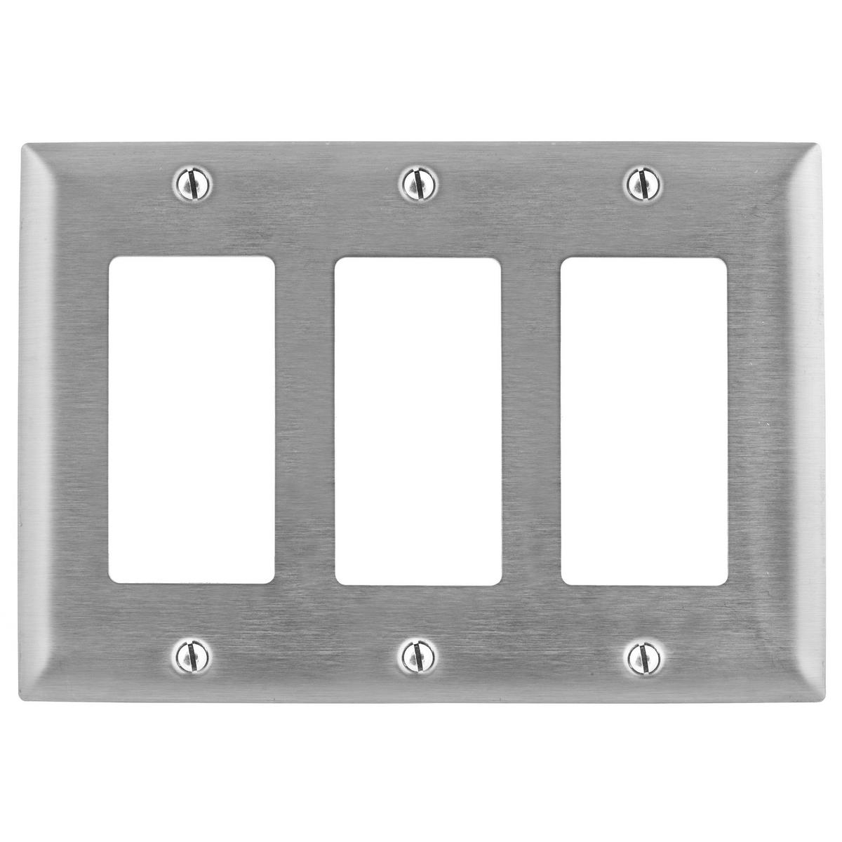 Hubbell Wiring Device-Kellems SS263 Decorative Wallplates