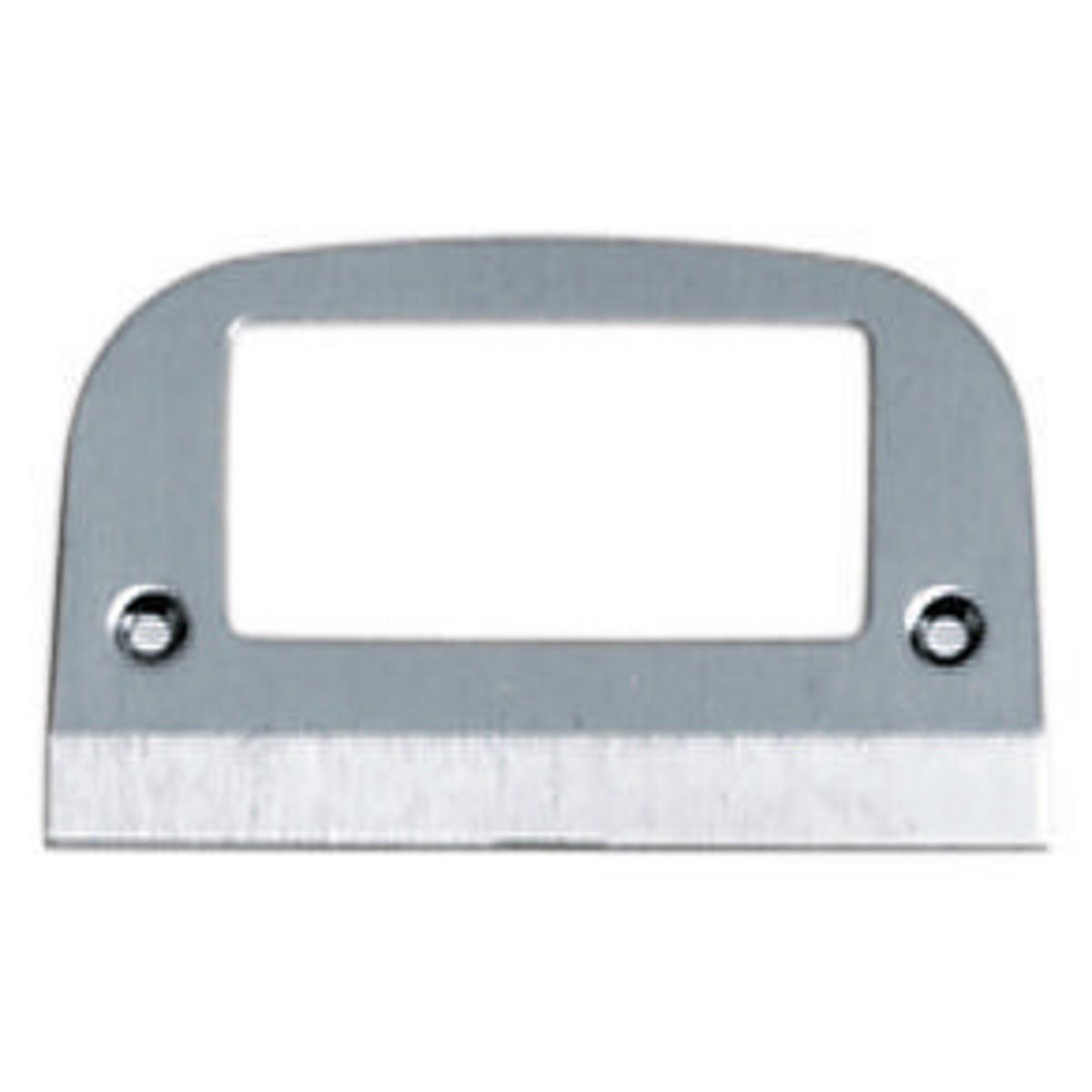 Hubbell Wiring Device-Kellems SS309DS Lo-Con Standard Non-Insulated Telephone Bushing Pedestal Plate, For Use With Floor Boxes and GFCI Face Plate, Screw Mount, Stamped Construction, Stainless Steel