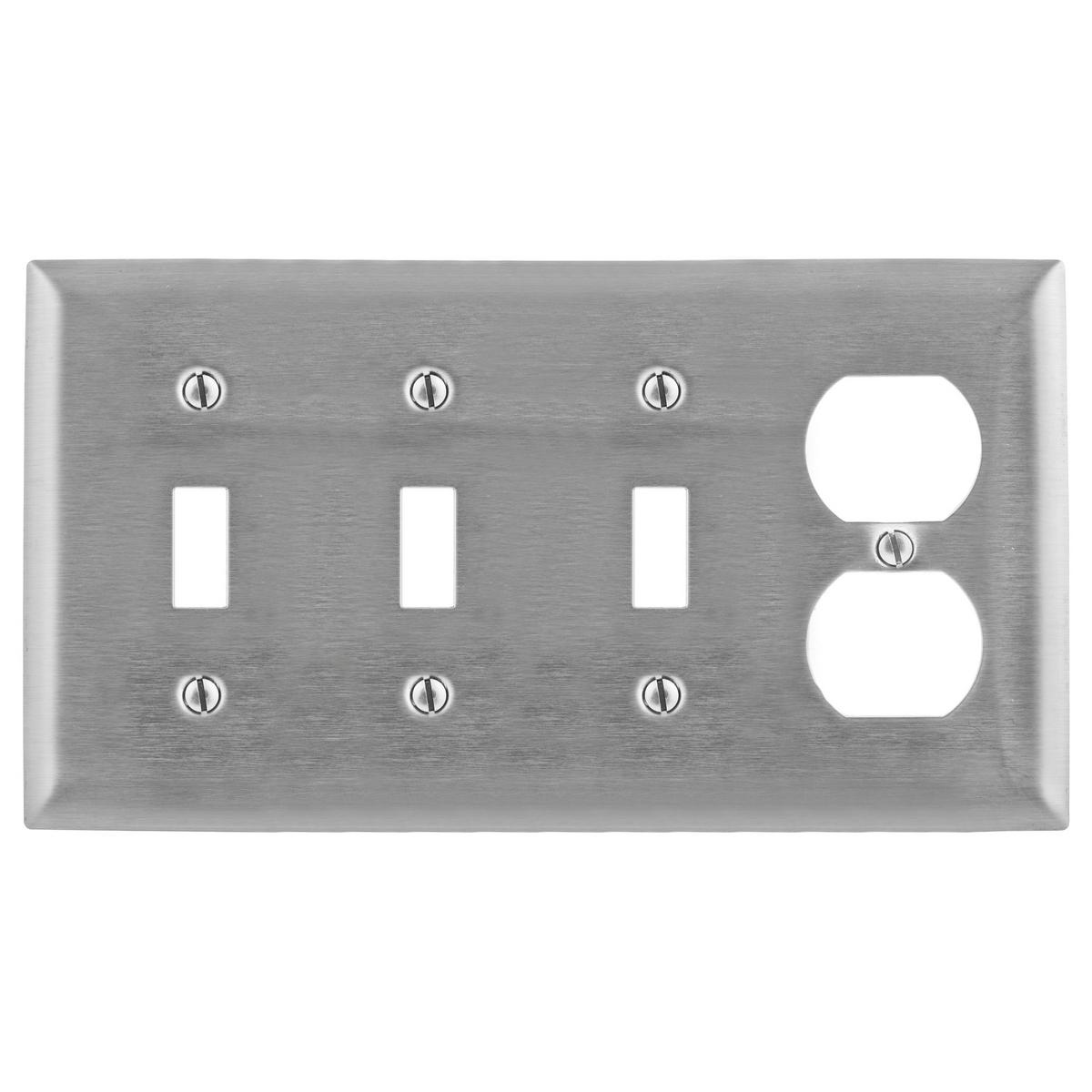 Hubbell Wiring Device-Kellems SS38 Combination Wallplates
