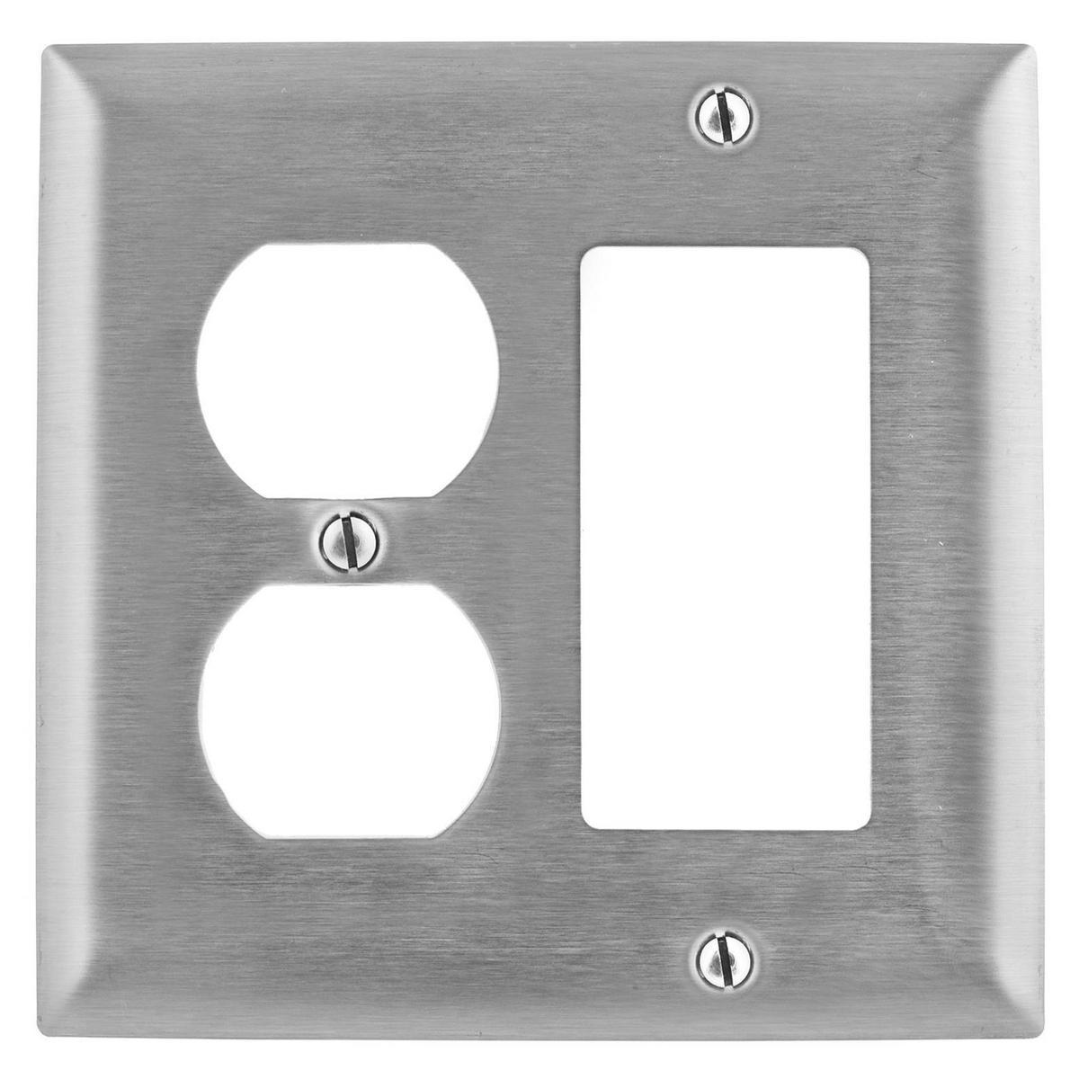 Hubbell Wiring Device-Kellems SS826 Combination Wallplates