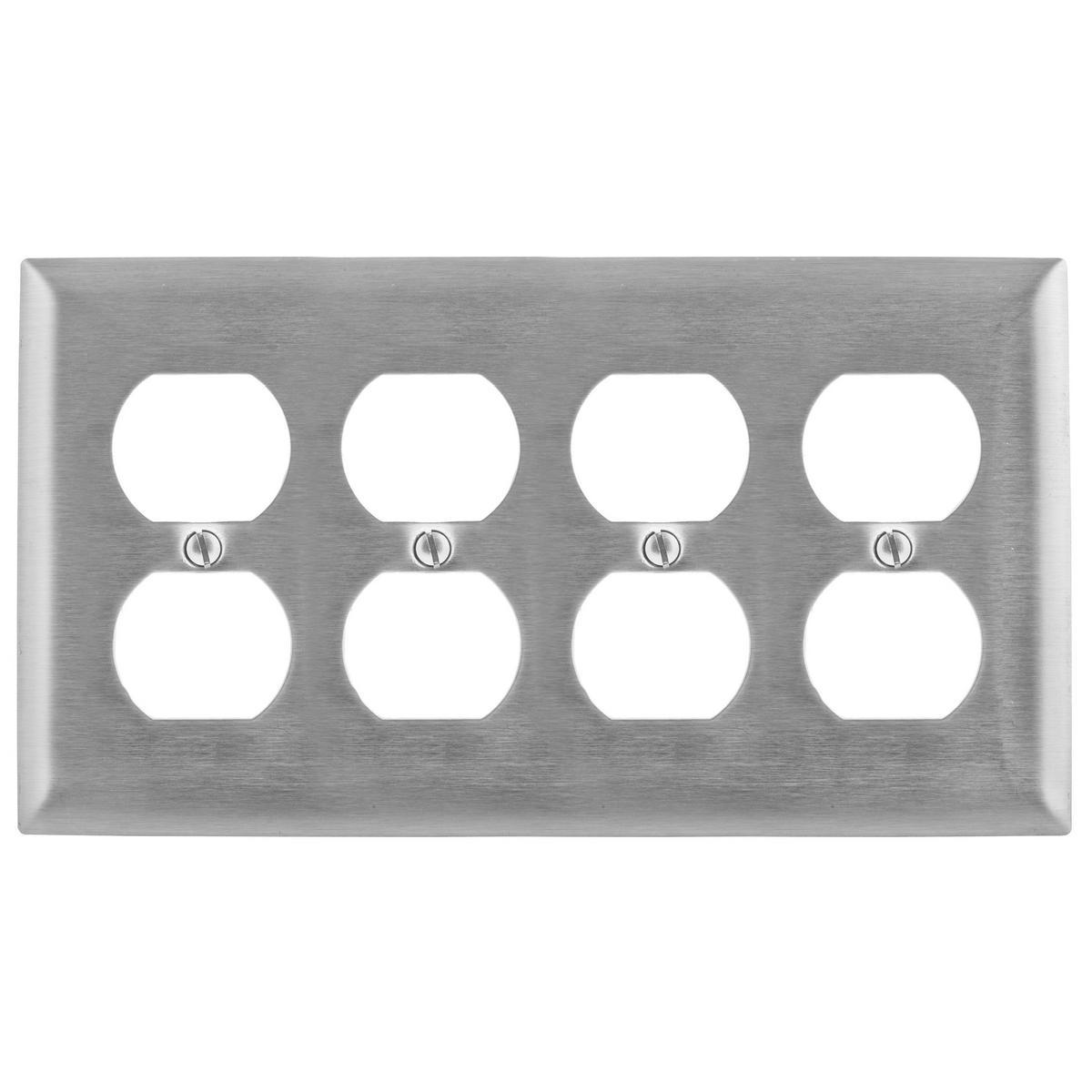 Hubbell Wiring Device-Kellems SS84 Receptacle Wallplates