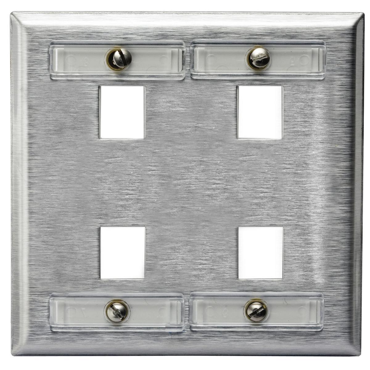 PREMISE WIRING SSFL24 Multimedia-Modular Jack Faceplates