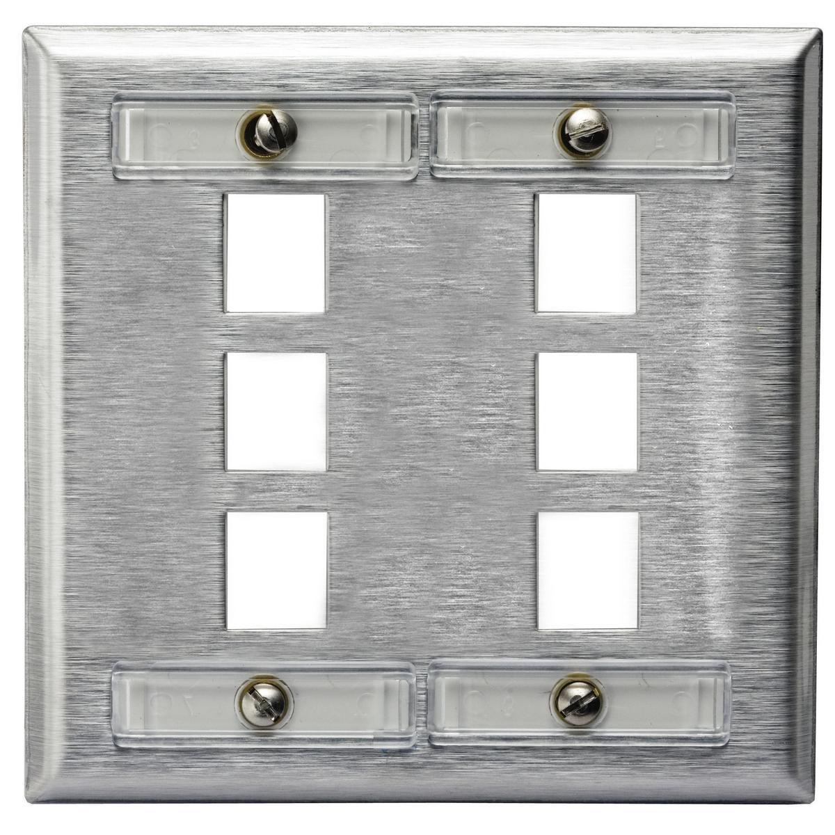 PREMISE WIRING SSFL26 Multimedia-Modular Jack Faceplates