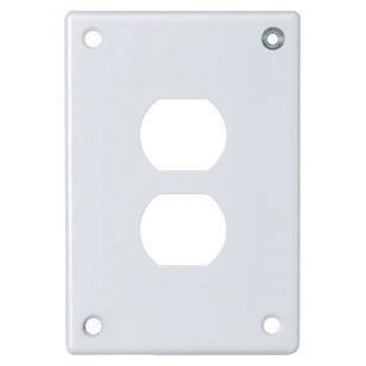 Hubbell Wiring Device-Kellems SWP8 Receptacle Wallplates