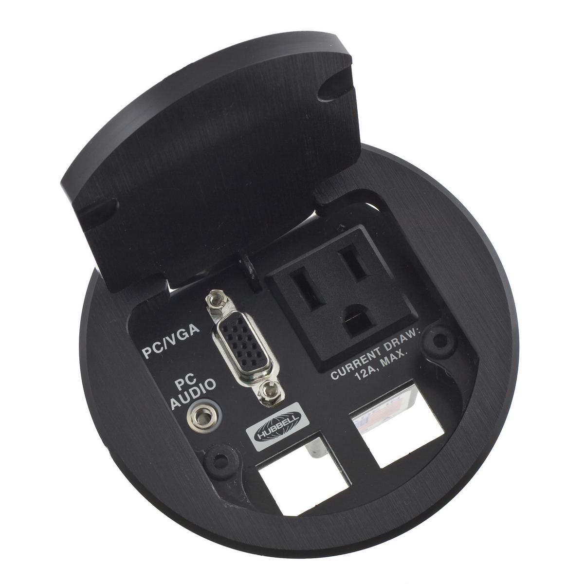 Hubbell Wiring Device-Kellems TTBDS1AL Floor Box Outlet Assemblies
