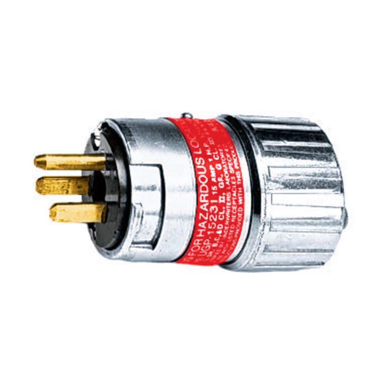 Hubbell Wiring Device-Kellems UGP15231 Explosion-Proof Straight Blade Plugs