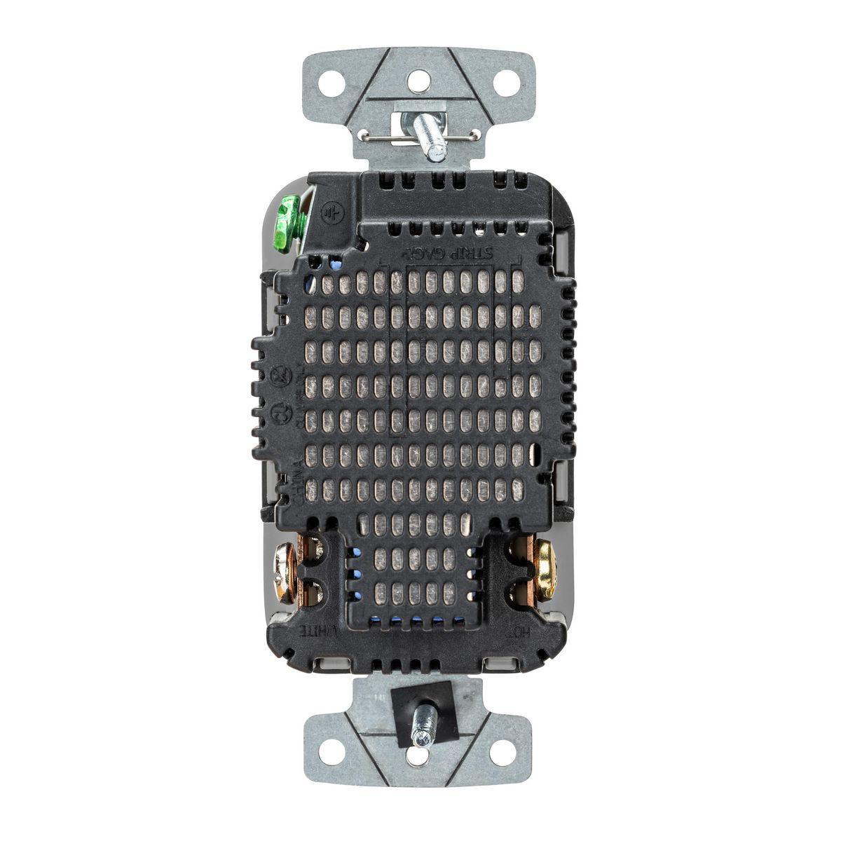 Hubbell Wiring Device-Kellems USB15CPDGY Receptacles & USB Ports