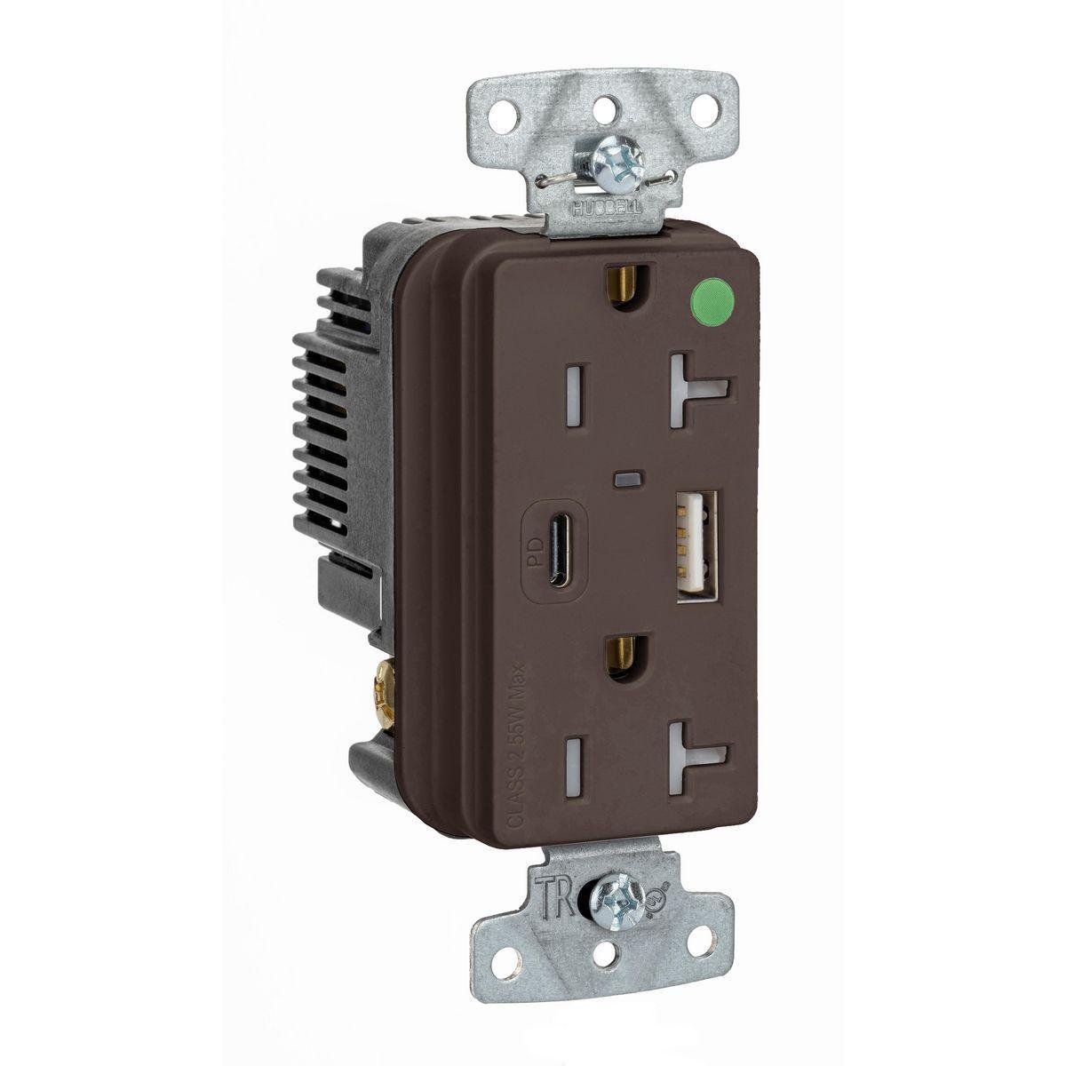 Hubbell Wiring Device-Kellems USB8300ACPD Receptacles & USB Ports