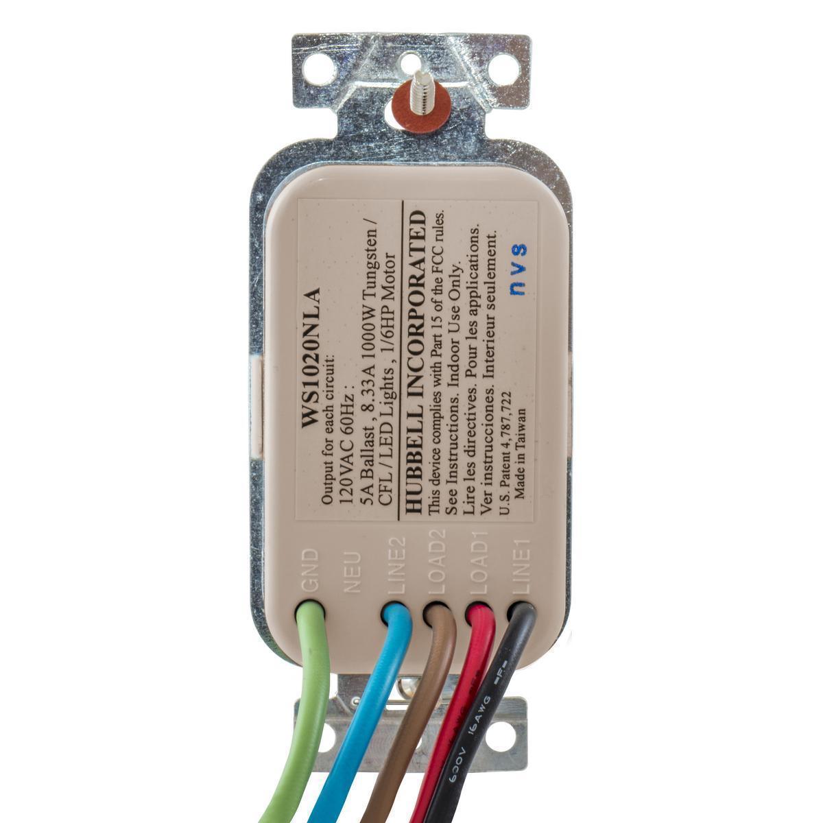 Hubbell Wiring Device-Kellems WS1025LA Wall Mount Vacancy Sensors