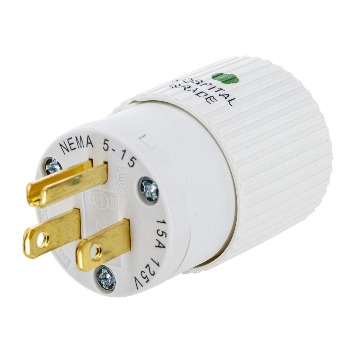 Hubbell Wiring Device-Kellems 515HSP Straight Blade Plugs