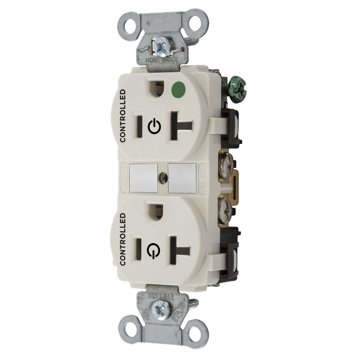 Hubbell Wiring Device-Kellems 8300C2LA Straight Blade Receptacles
