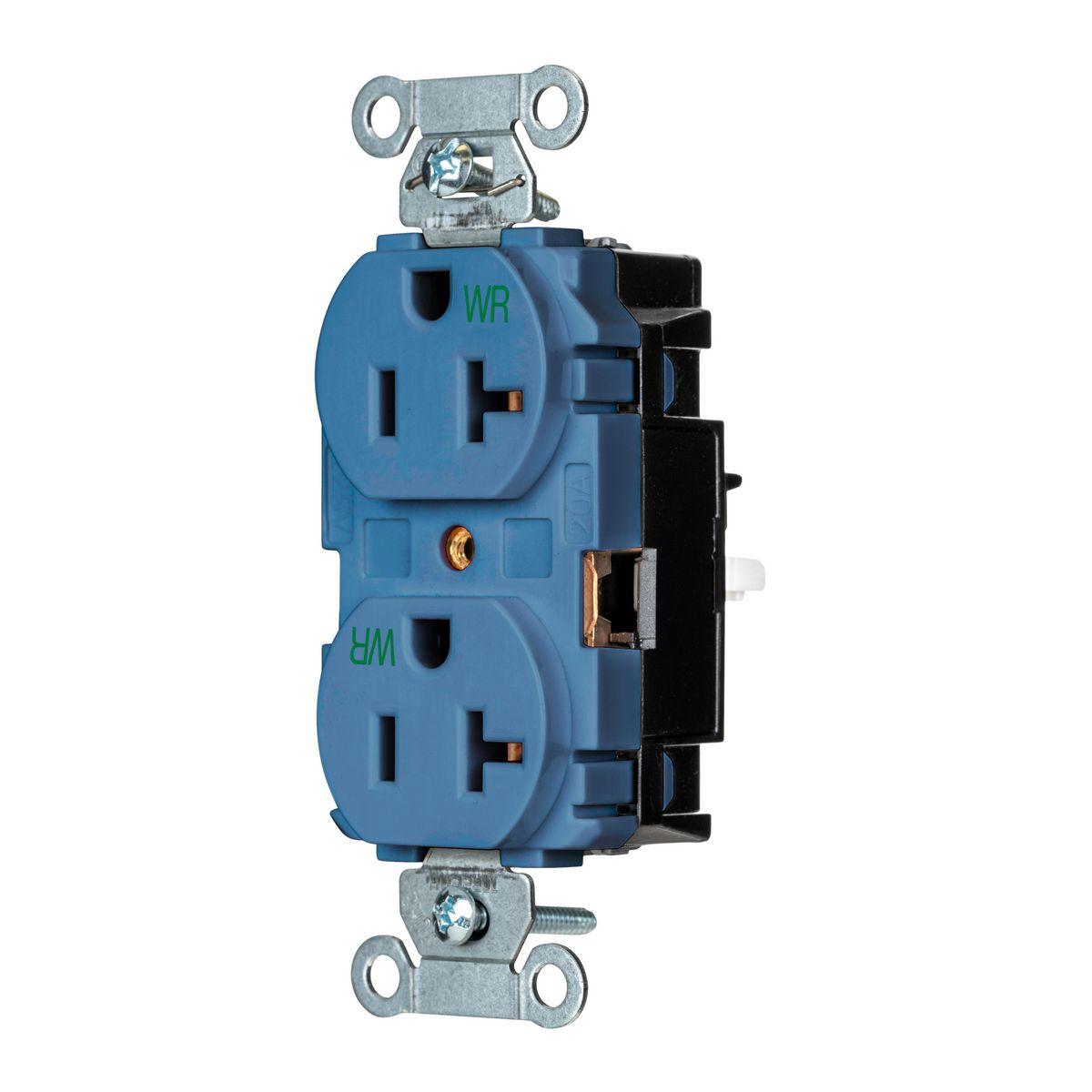 Hubbell Wiring Device-Kellems BR20STBLWR Straight Blade Receptacles