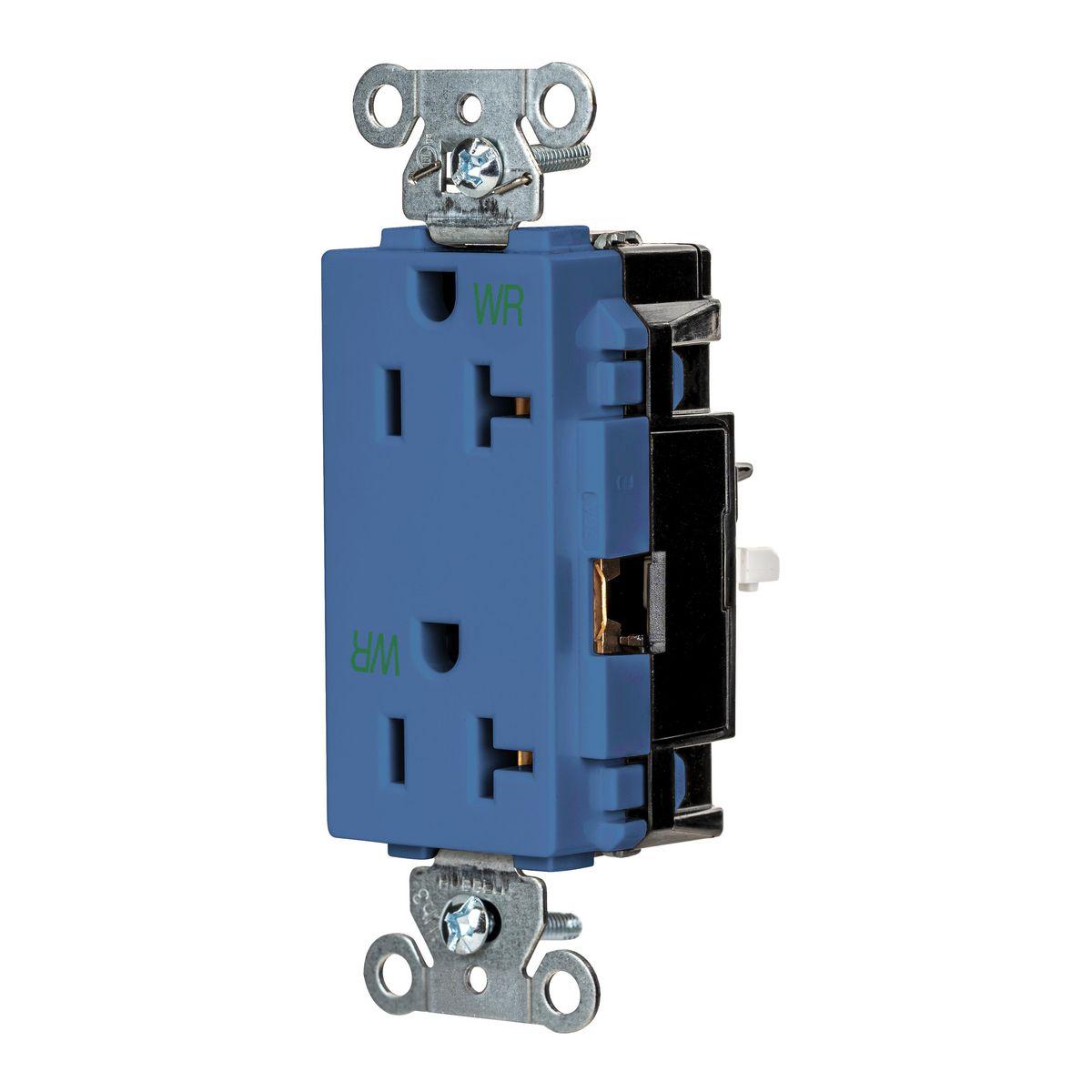 Hubbell Wiring Device-Kellems DR20STBLWR Straight Blade Receptacles