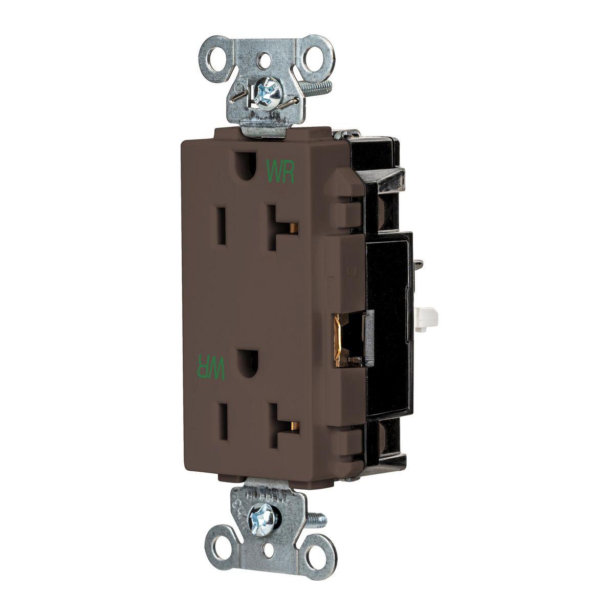Hubbell Wiring Device-Kellems DR20STWR Straight Blade Receptacles