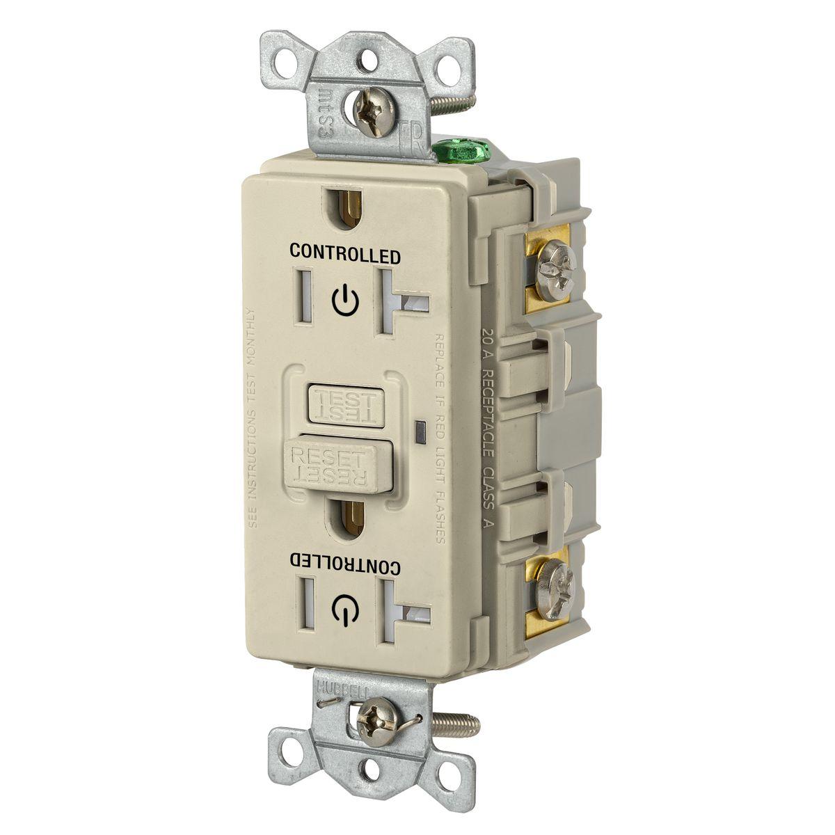 Hubbell Wiring Device-Kellems GFRTR20C2I GFCI Receptacles