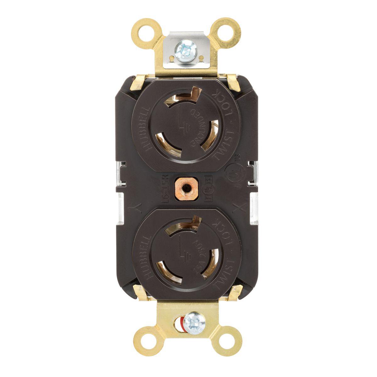 Hubbell Wiring Device-Kellems HBL4550ST Locking Receptacles