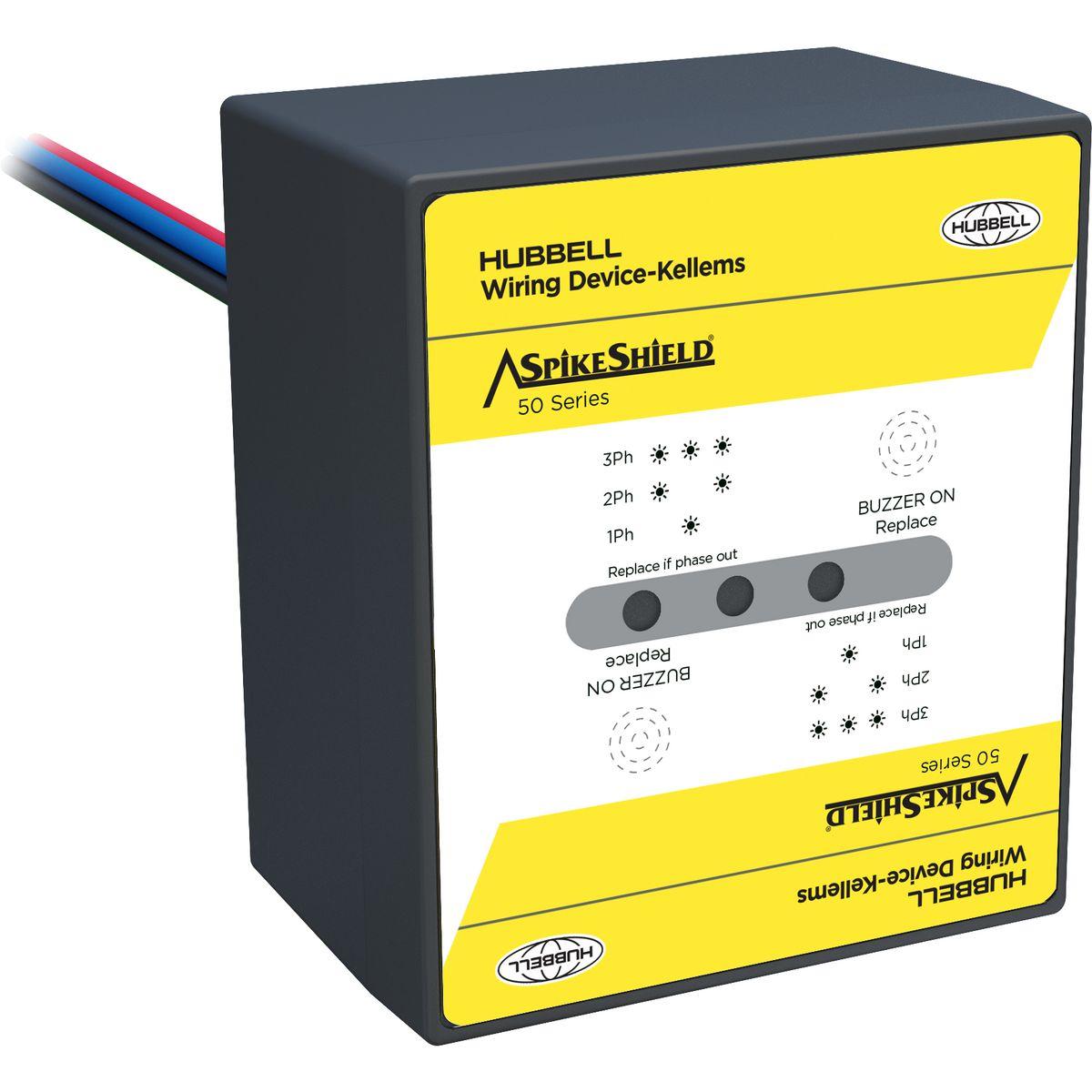Hubbell Wiring Device-Kellems HBL4PB50ALU AC Surge Protective Devices
