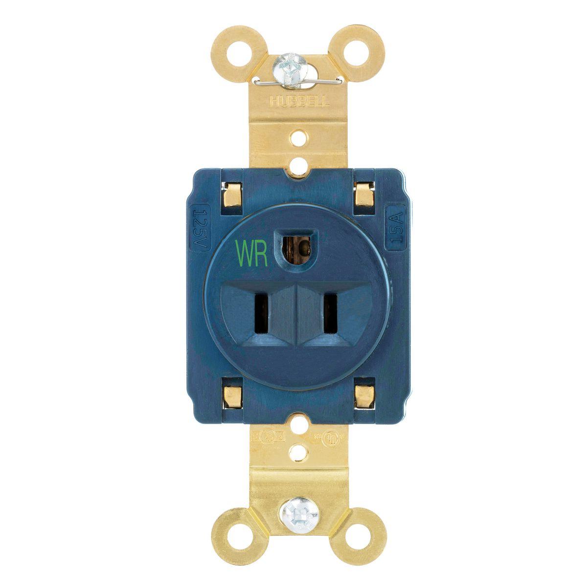 Hubbell Wiring Device-Kellems HBL5261STBLWR Straight Blade Receptacles