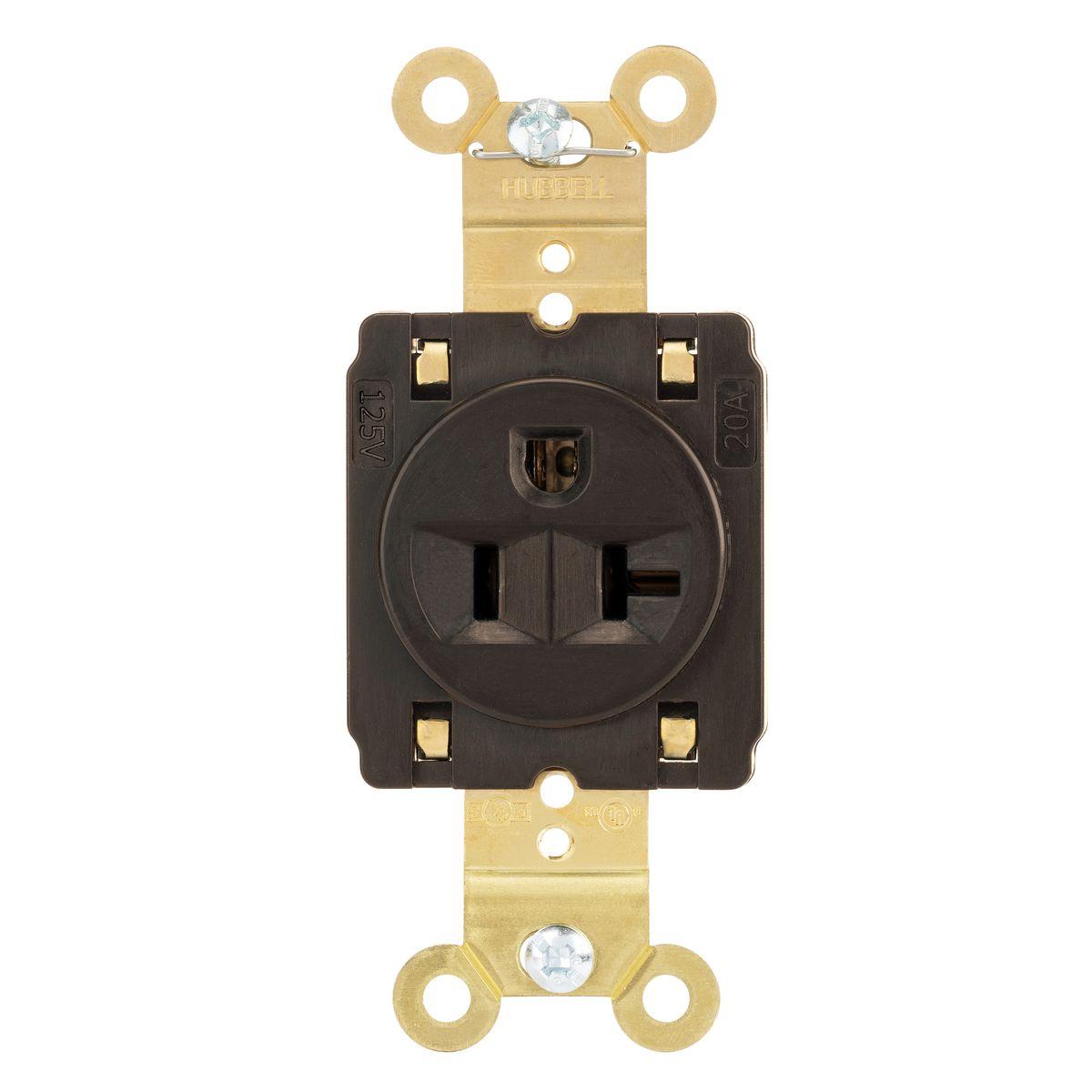 Hubbell Wiring Device-Kellems HBL5361ST Straight Blade Receptacles