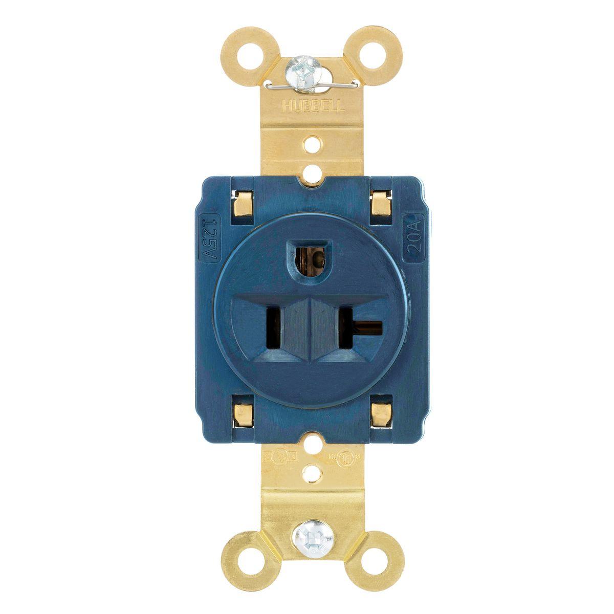 Hubbell Wiring Device-Kellems HBL5361STBL Straight Blade Receptacles