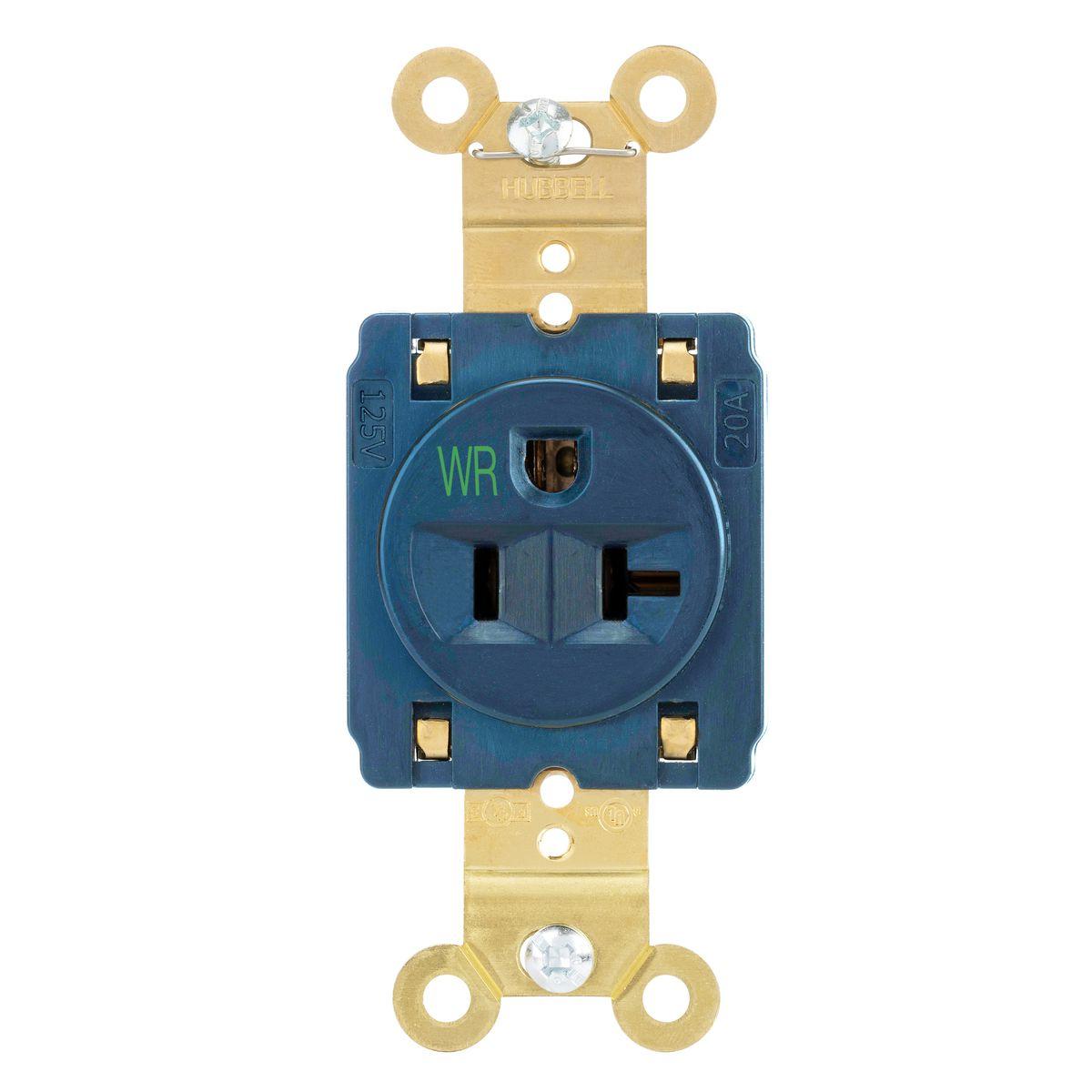 Hubbell Wiring Device-Kellems HBL5361STBLWR Straight Blade Receptacles