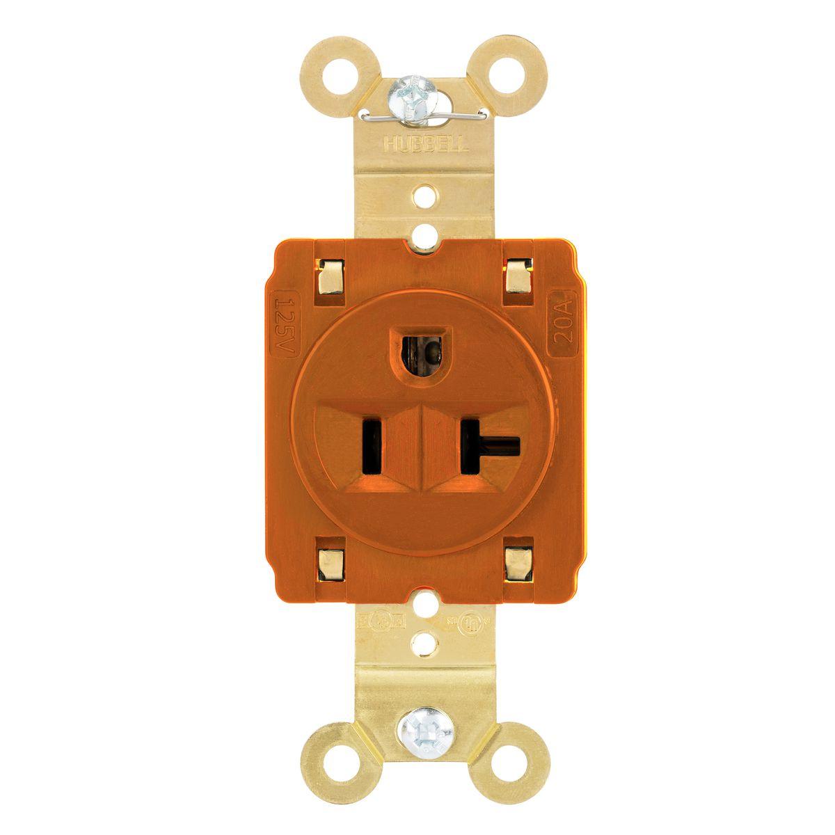 Hubbell Wiring Device-Kellems HBL5361STO Straight Blade Receptacles