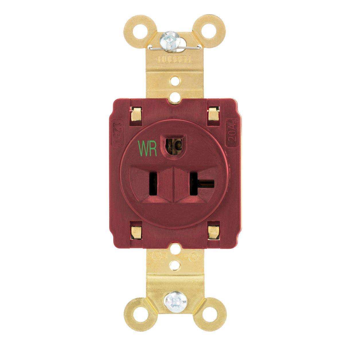 Hubbell Wiring Device-Kellems HBL5361STRWR Straight Blade Receptacles