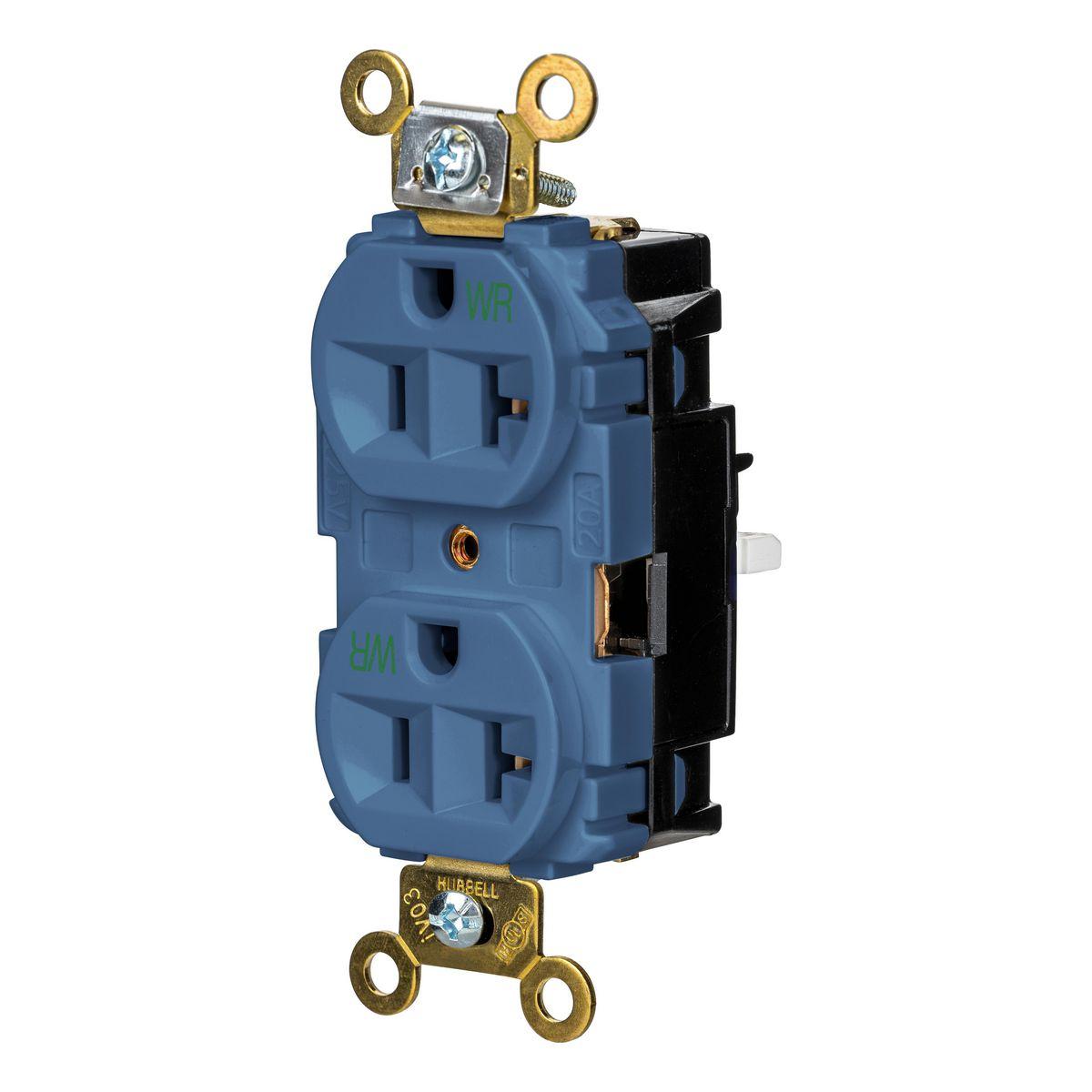 Hubbell Wiring Device-Kellems HBL5362STBLWR Straight Blade Receptacles
