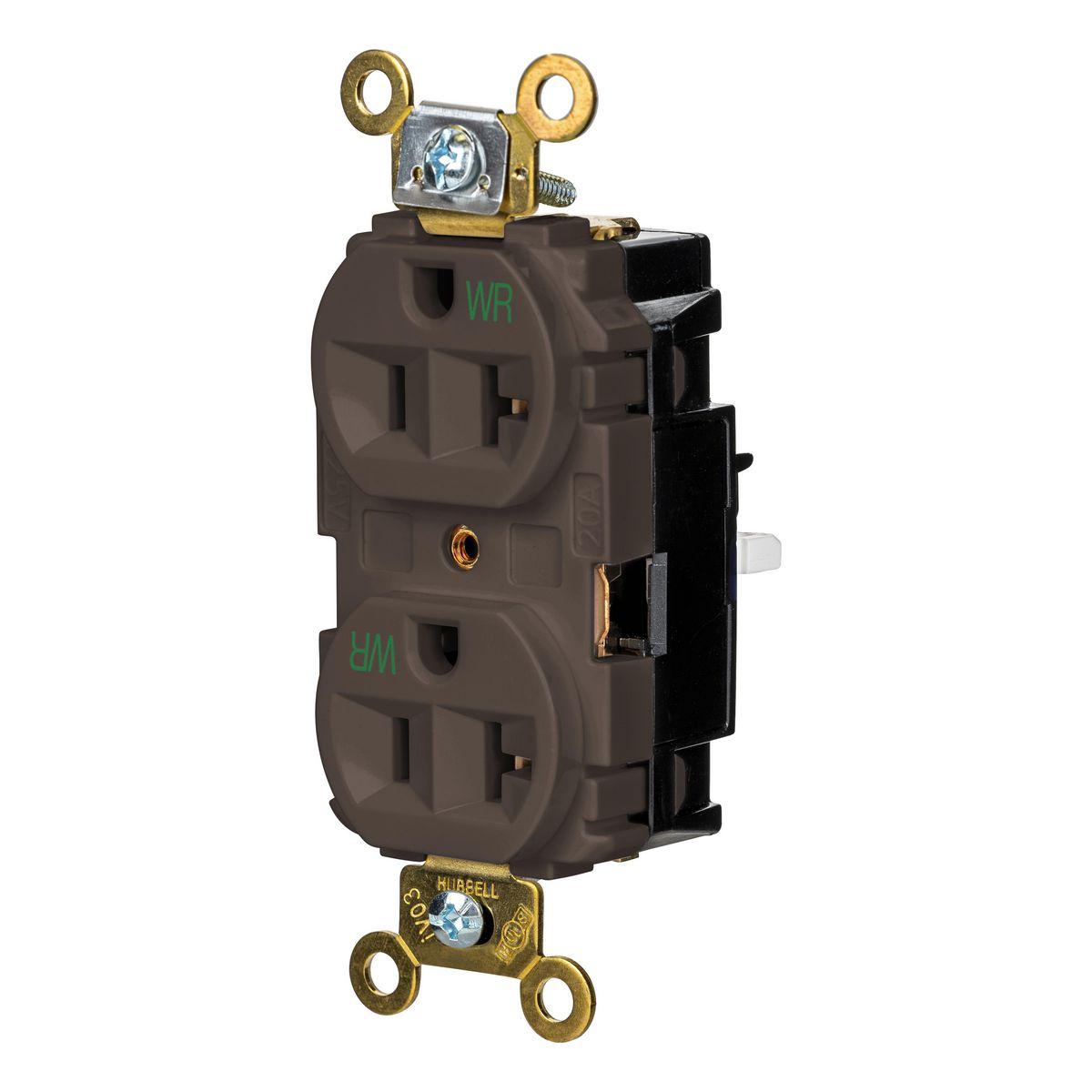 Hubbell Wiring Device-Kellems HBL5362STWR Straight Blade Receptacles