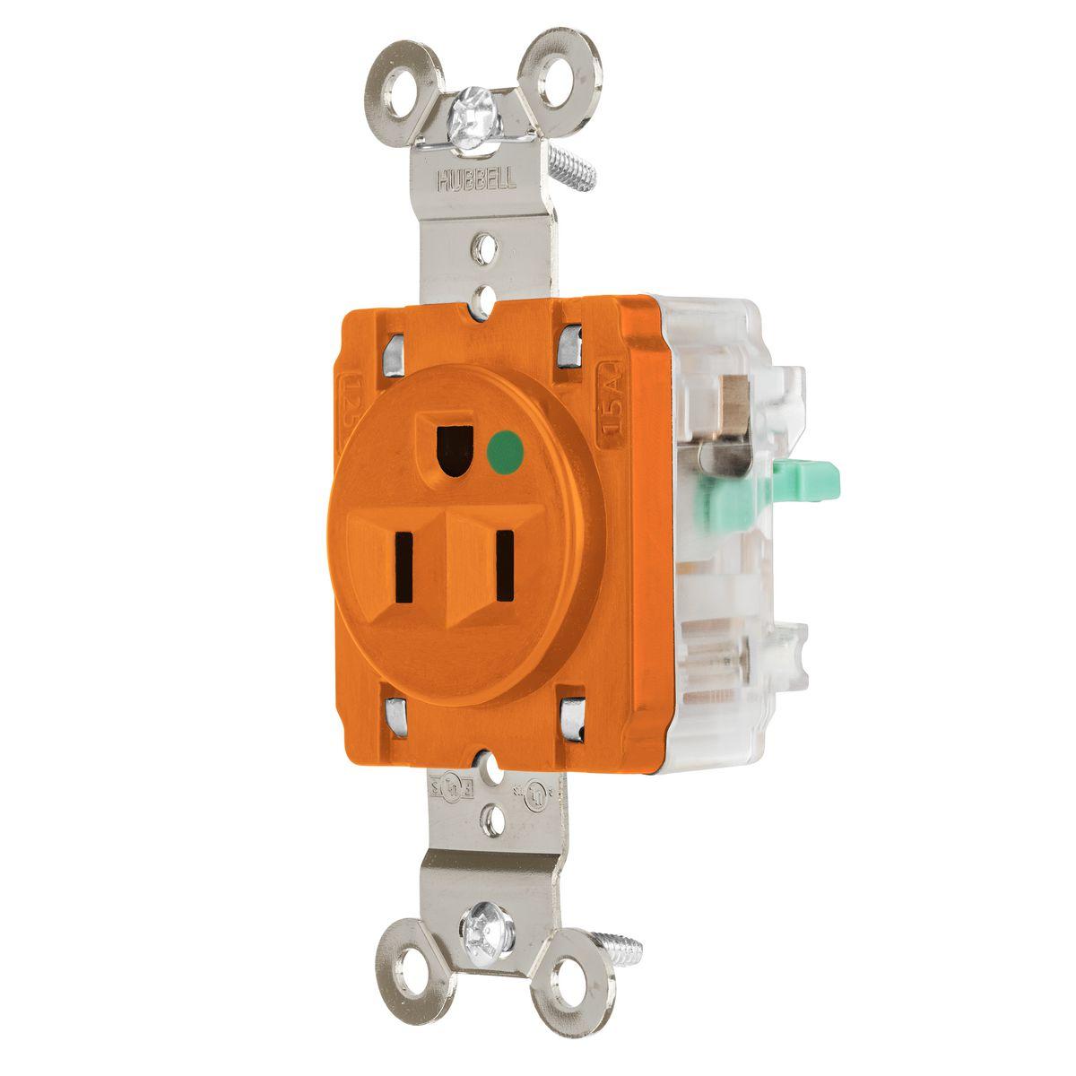 Hubbell Wiring Device-Kellems HBL8210STO Straight Blade Receptacles