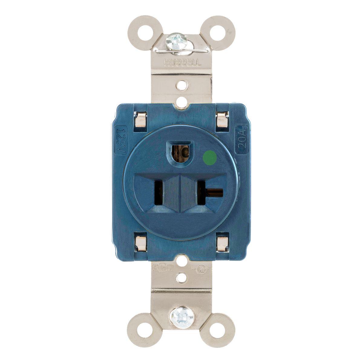 Hubbell Wiring Device-Kellems HBL8310STBL Straight Blade Receptacles