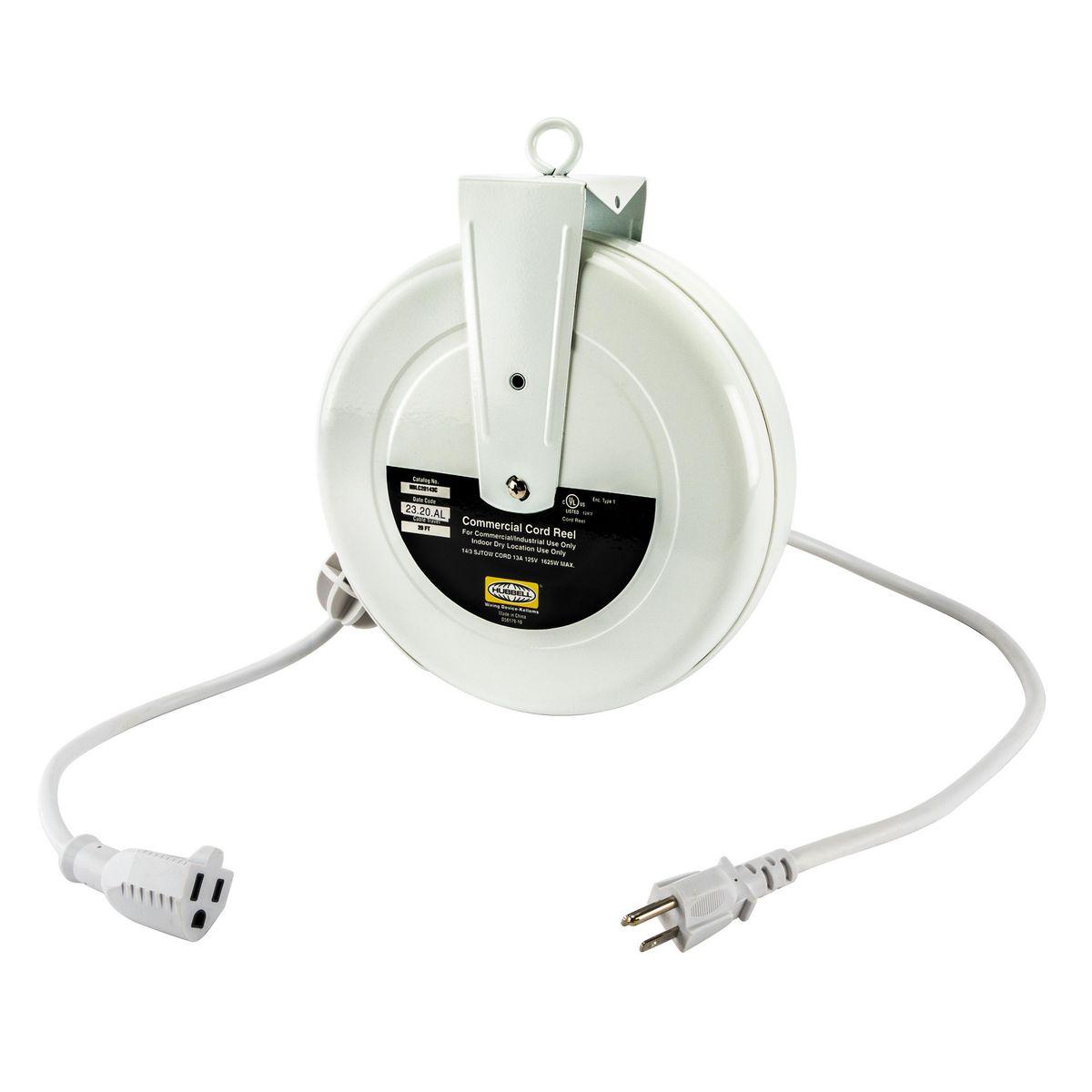Hubbell Wiring Device-Kellems HBLC20143C Extension Cord Reels - Retracting